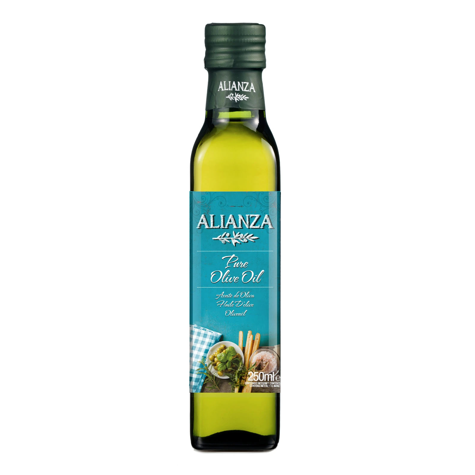 Олія Alianza оливкова Pure очищена 250мл Фото №:1