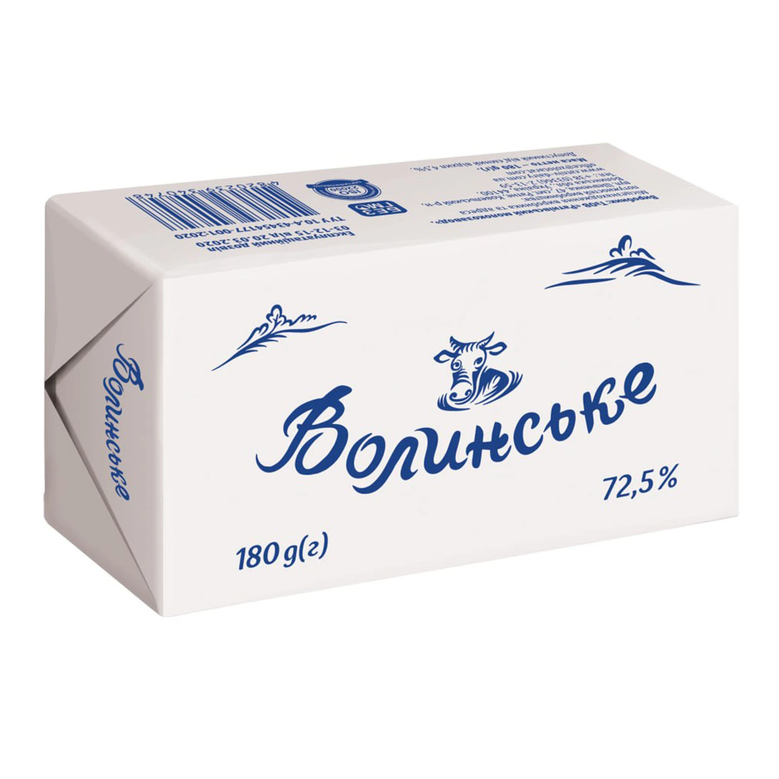 Суміш рослинно-вершкова Волинське 72.5% 180г