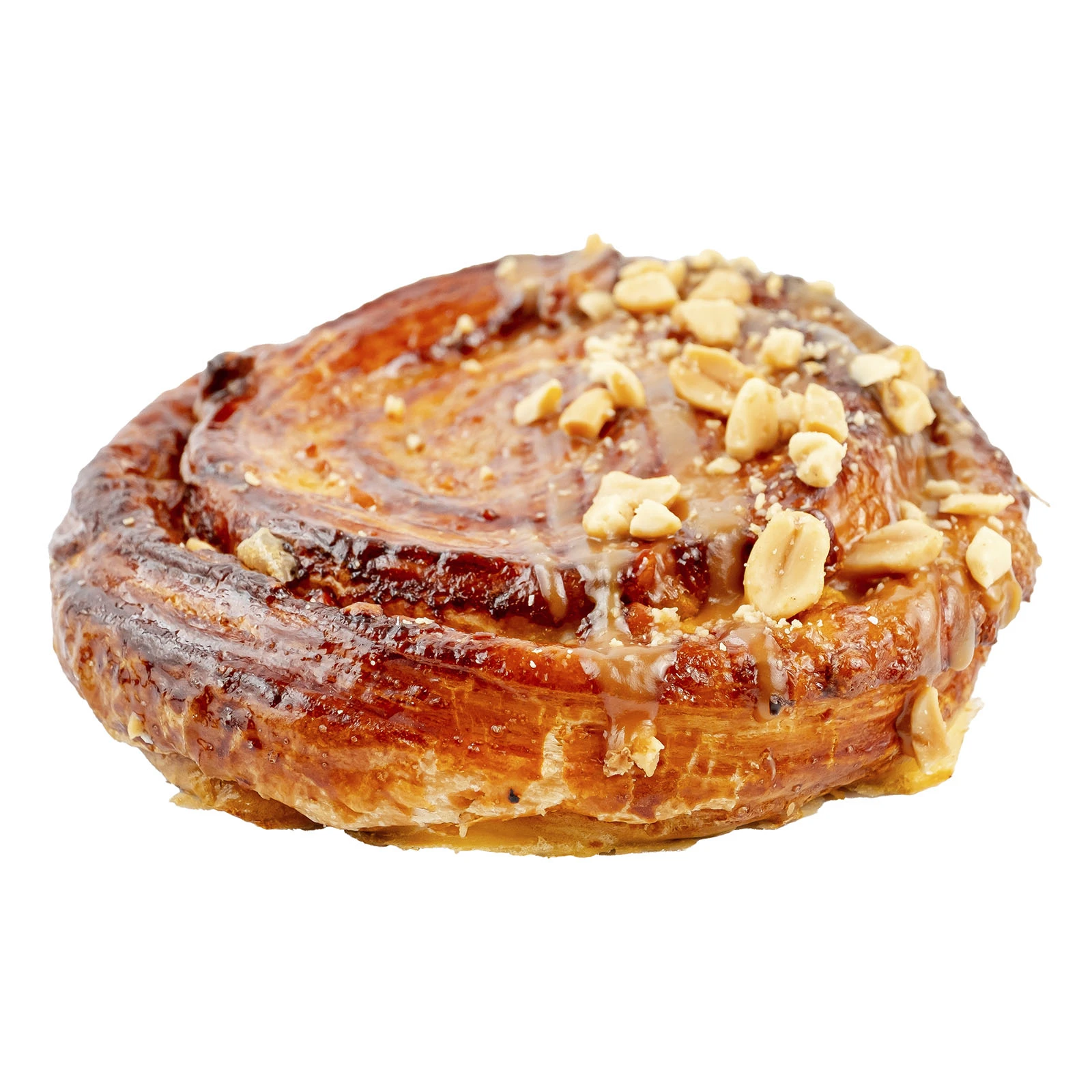 Слойка-равлик Горбушка з солоною карамеллю та арахісом 100г Фото №:1