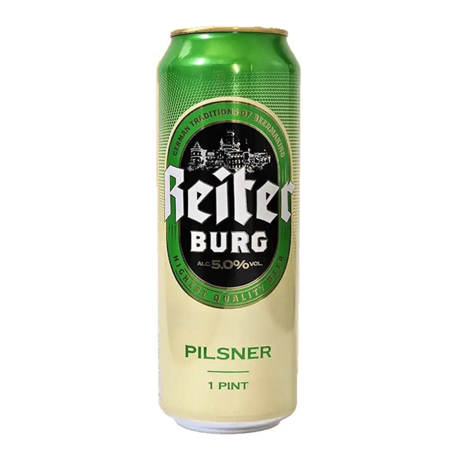 Пиво Reiter Burg Pilsner 0.568л світле 5,1% з/б Новинка Фото навігації №:1