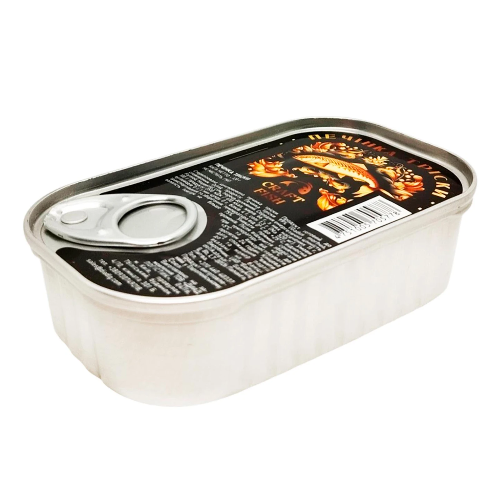 Конс Craft Fish 120г печінка тріски ж/б Новинка Фото №:3