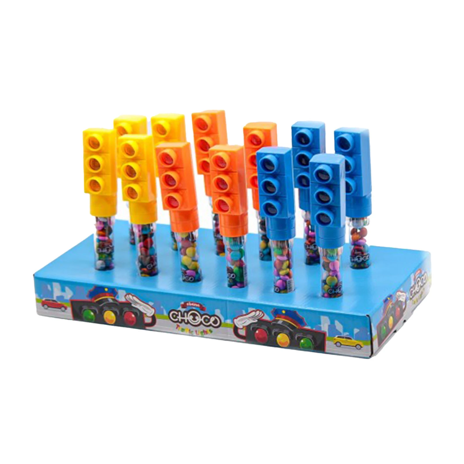 Драже Obana Choco 15г та іграшка світлофор Новинка Фото №:1