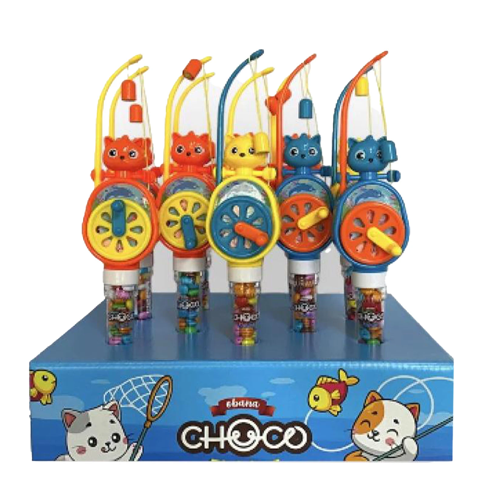 Драже Obana Choco 15г та іграшка рибалка Фото №:1