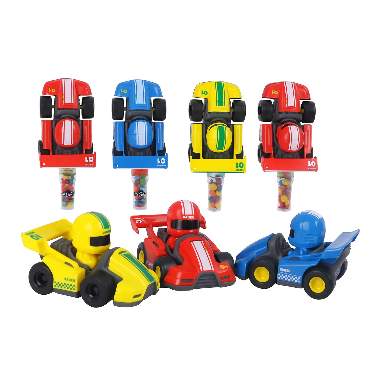 Драже Obana Choco 15г та іграшка Formula 1 машинка Фото №:1