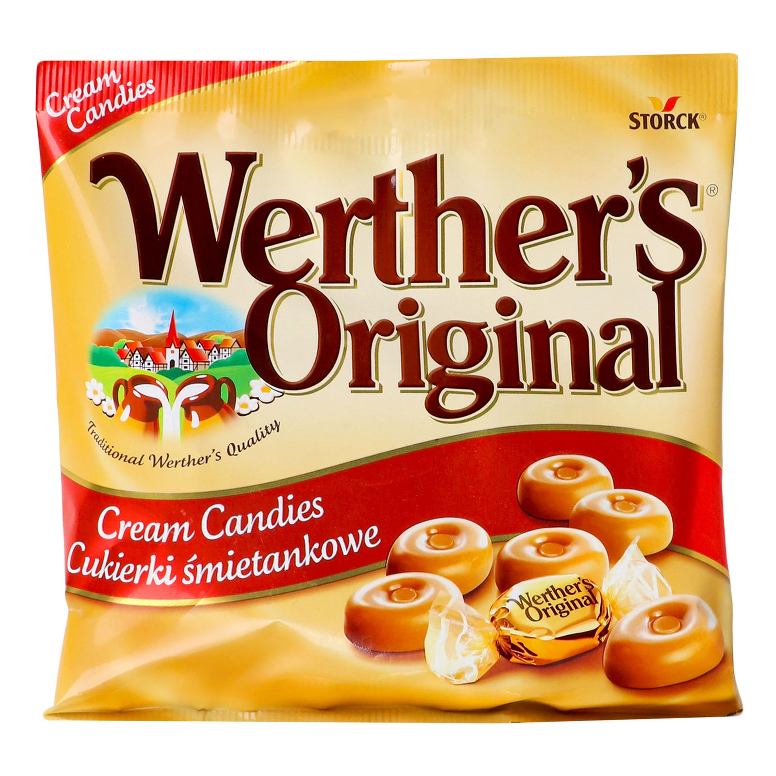 Льодяники Werther`s Original вершкова карамель 90г Фото №:1