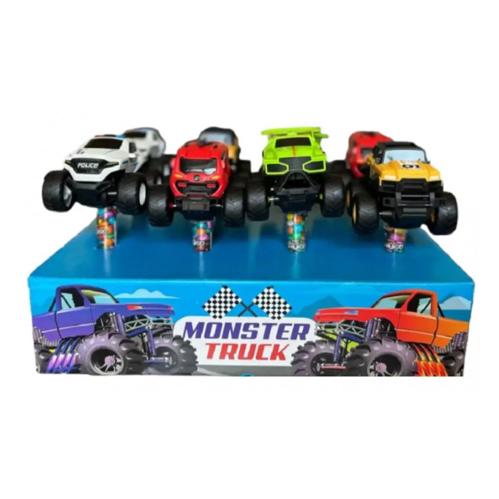 Драже Obana Choco 15г та іграшка Monster Truck Фото №:2