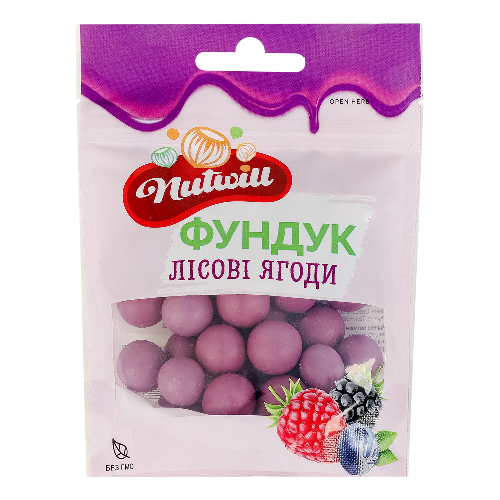 Фундук Nutwill Лісові ягоди 100г Фото №:1