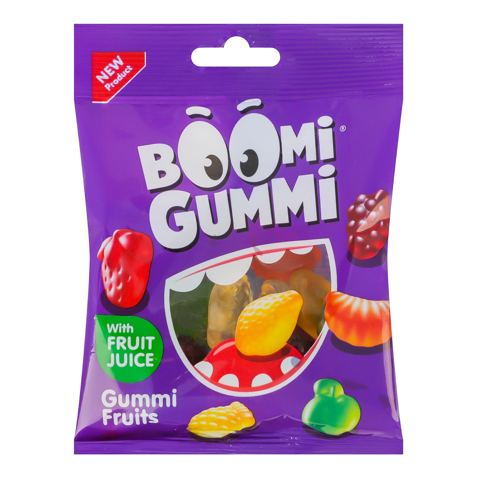 Цукерки желейні Boomi Gummi Fruits 70г Фото №:1