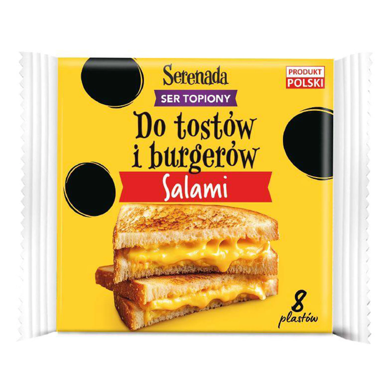 Сир плавлений Serenada Salami пластинки 40% 130г Фото №:1