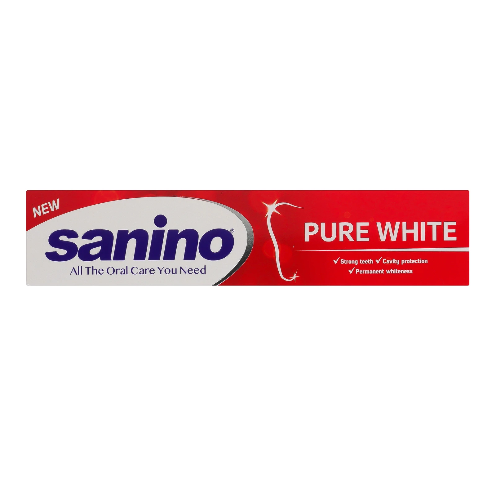 Паста зубна Sanino Pure white 75мл Фото №:2