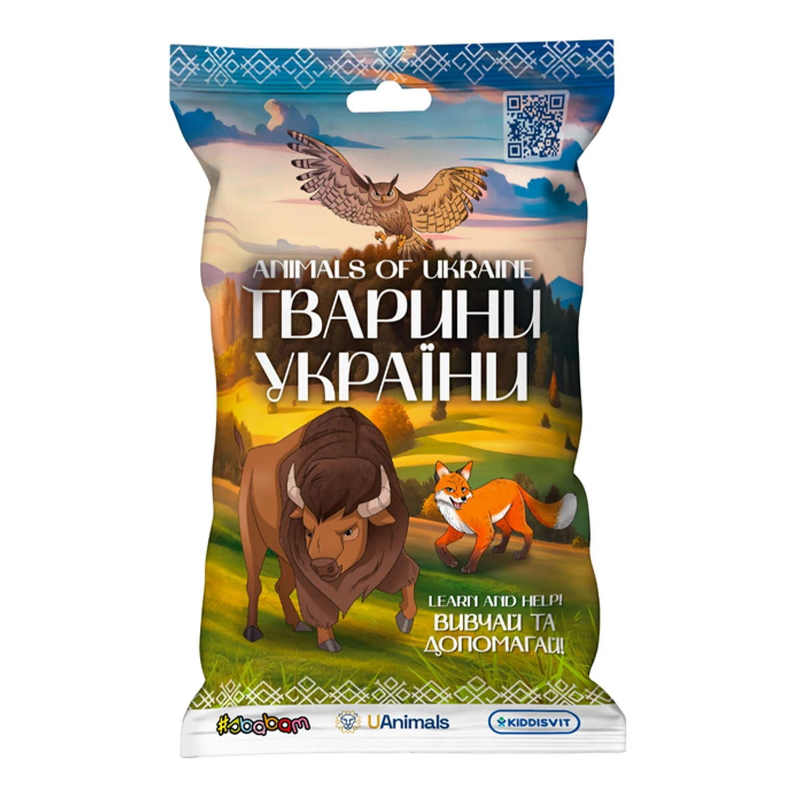 Іграшка-стретч Sbabam у вигляді тварини Тварини України диспл. Фото №:1