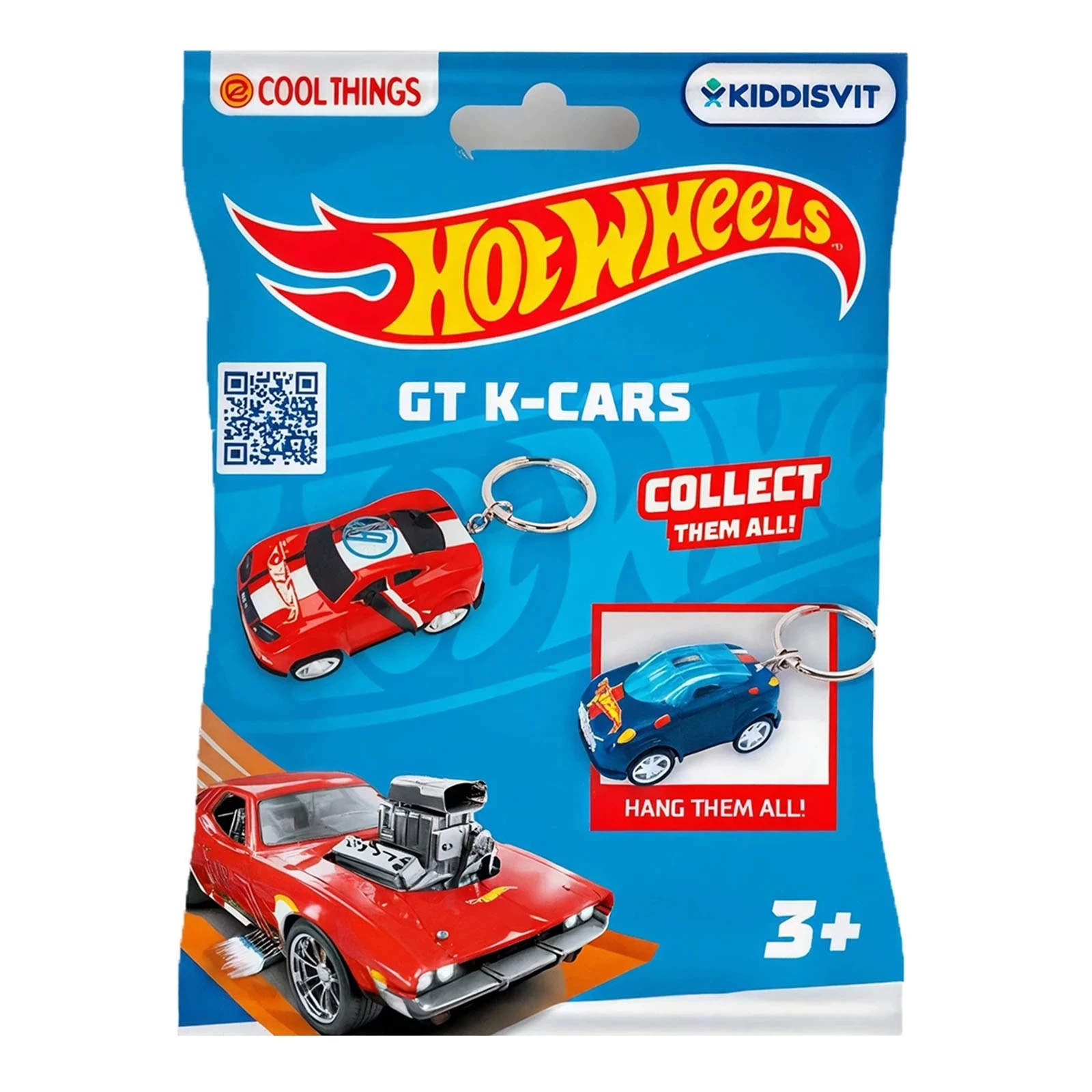 Фігурка-сюрприз Cool Things ігрова із кільцем Hot Wheels GT K машинка
