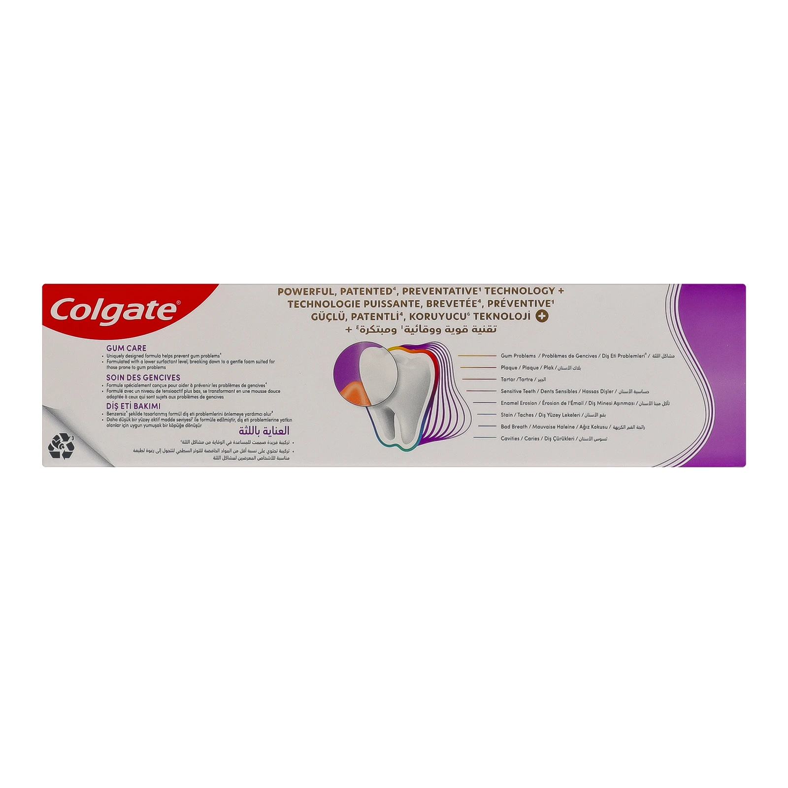 Паста зубна Colgate Total Active prevention Gum care 75мл Фото №:2