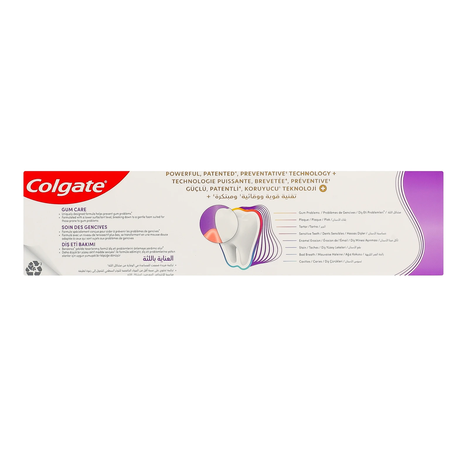 Паста зубна Colgate Total Активний захист + Догляд за яснами 75мл фото 2