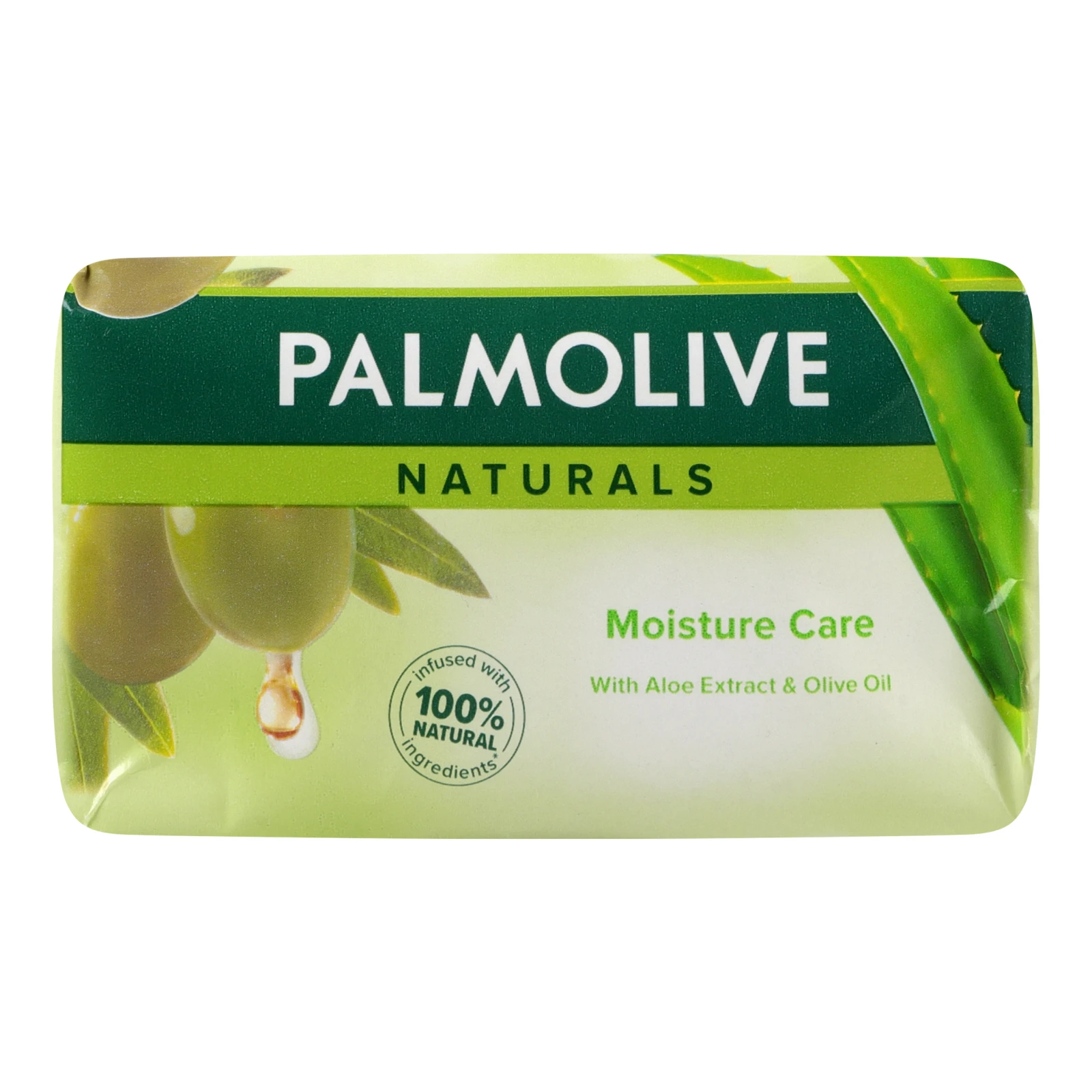 Мило Palmolive Naturals Moisture care тверде Оливка та молочко 150г Фото №:1