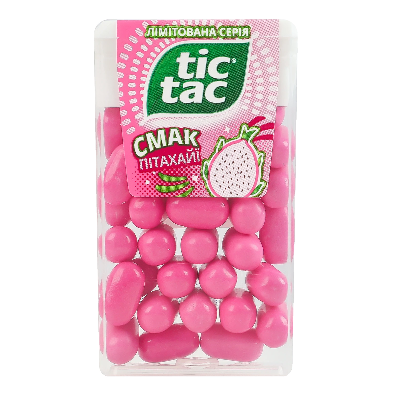 Драже Tic Tac Лімітована серія зі смаком Пітахаї 18г Фото №:1