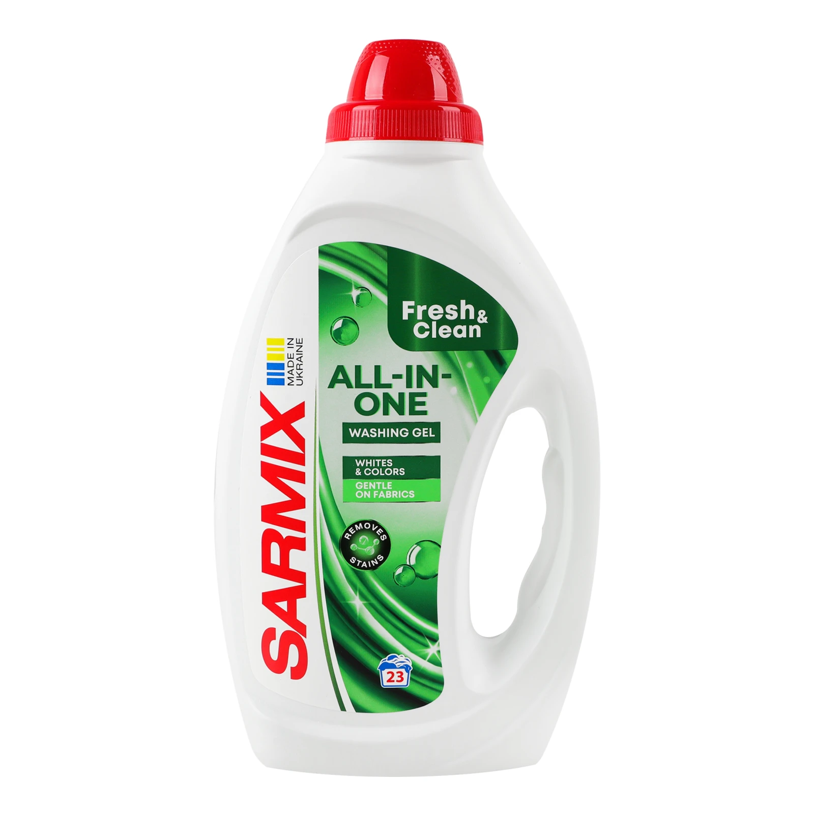 Гель для прання Sarmix Fresh&Clean All-in-one 900мл Фото навігації №:1