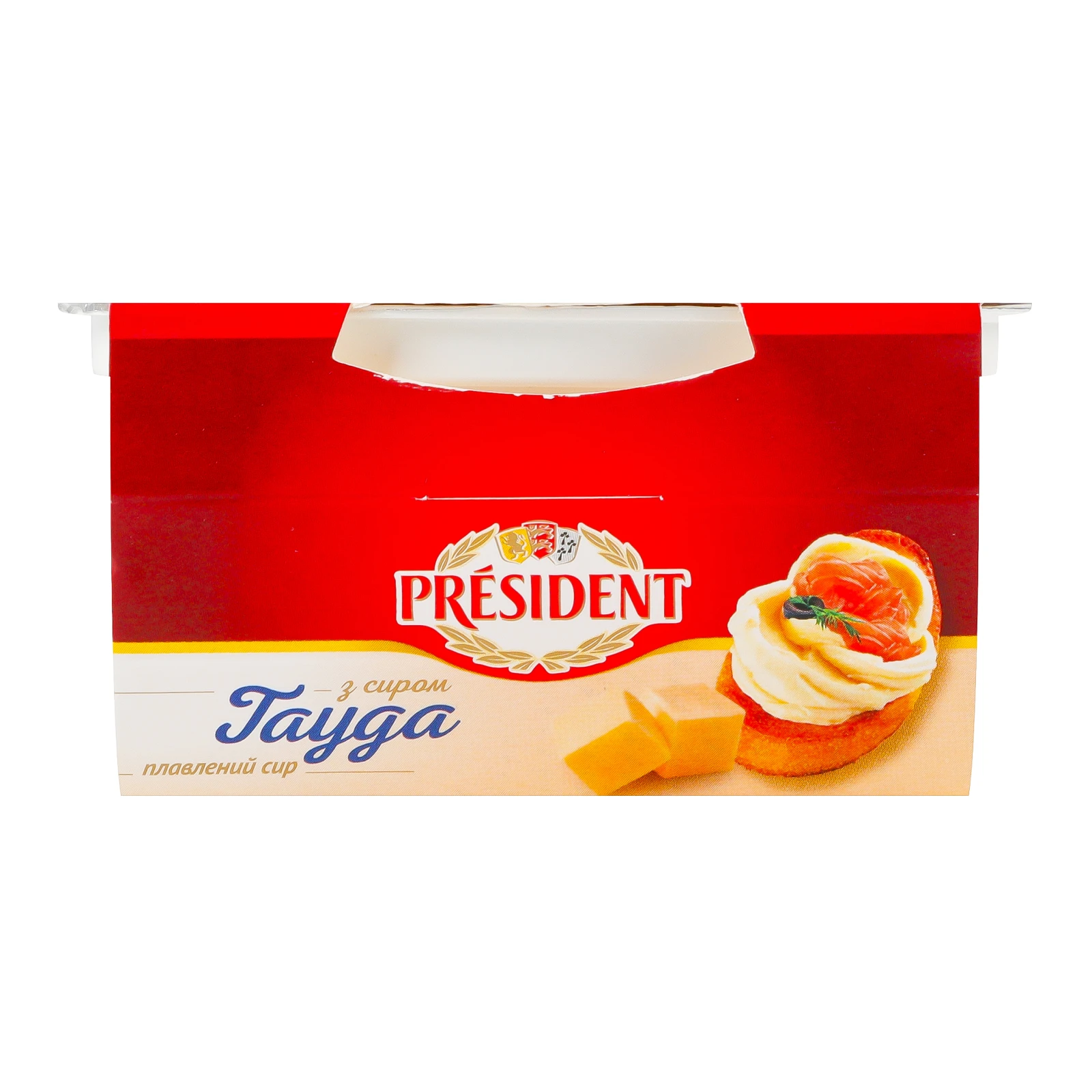 Сир плавлений President з сиром Гауда 45% 150г Фото №:2