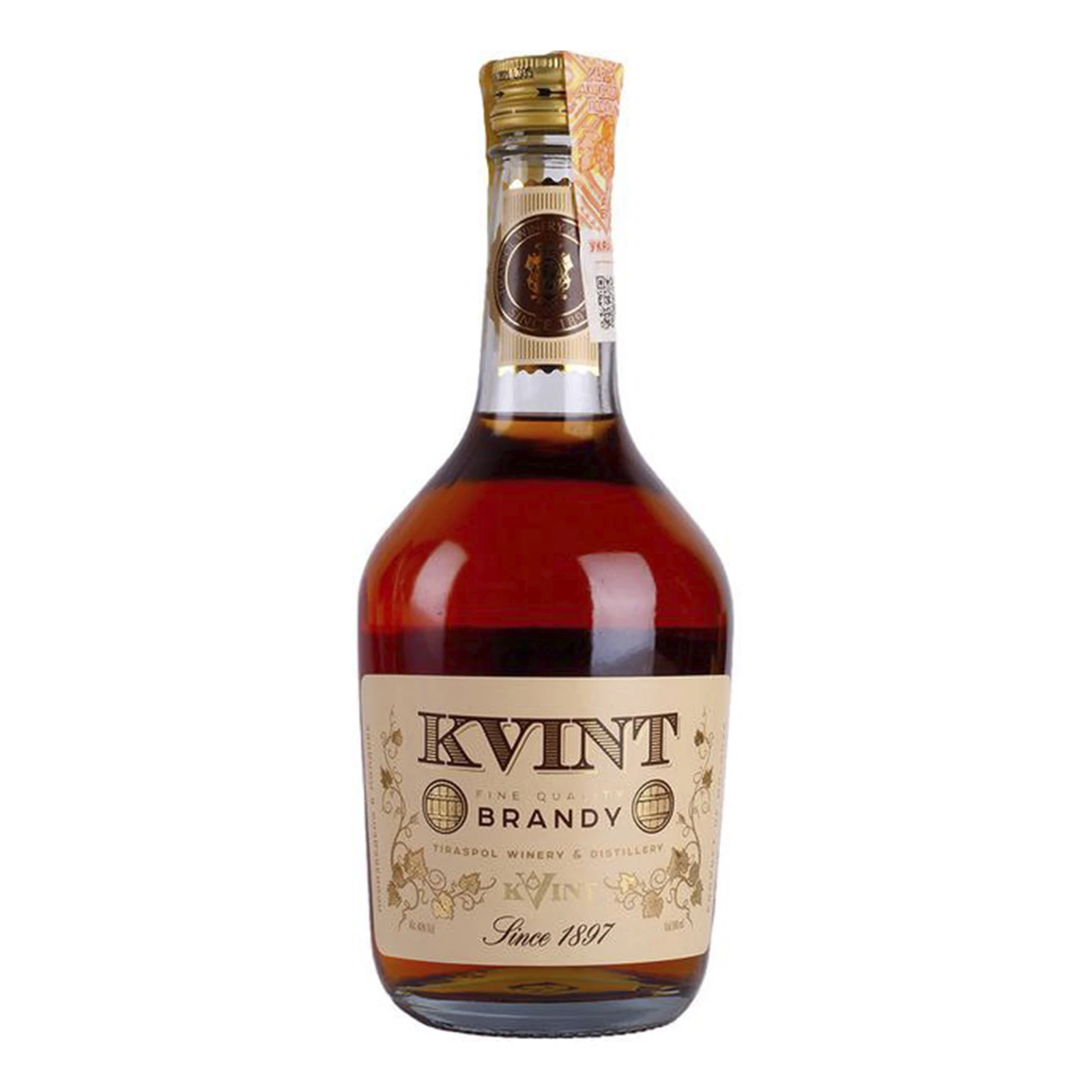 Бренді Kvint 40% 0.5л Фото навігації №:1