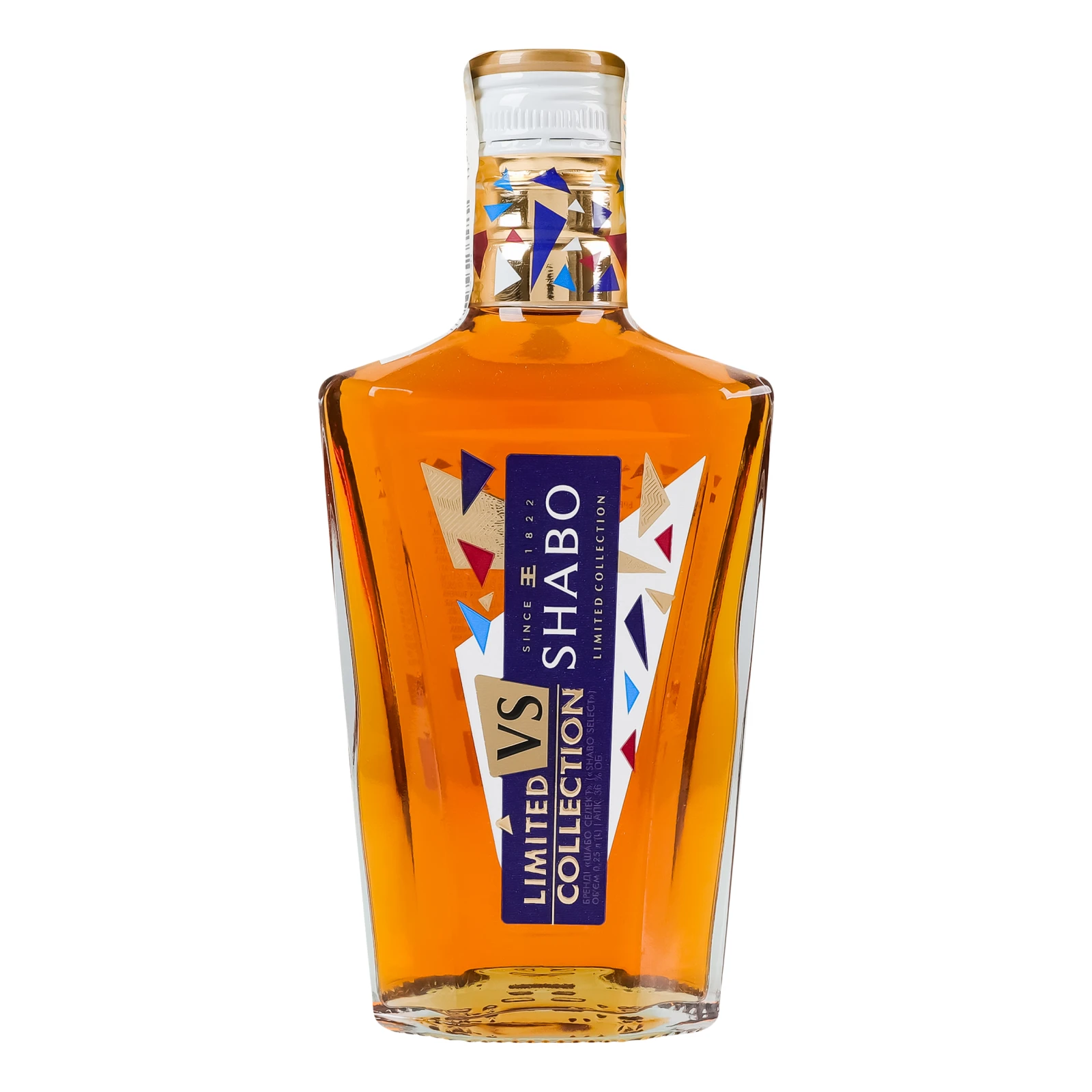 Бренді Shabo Select VS 36% 0.25л Фото №:1