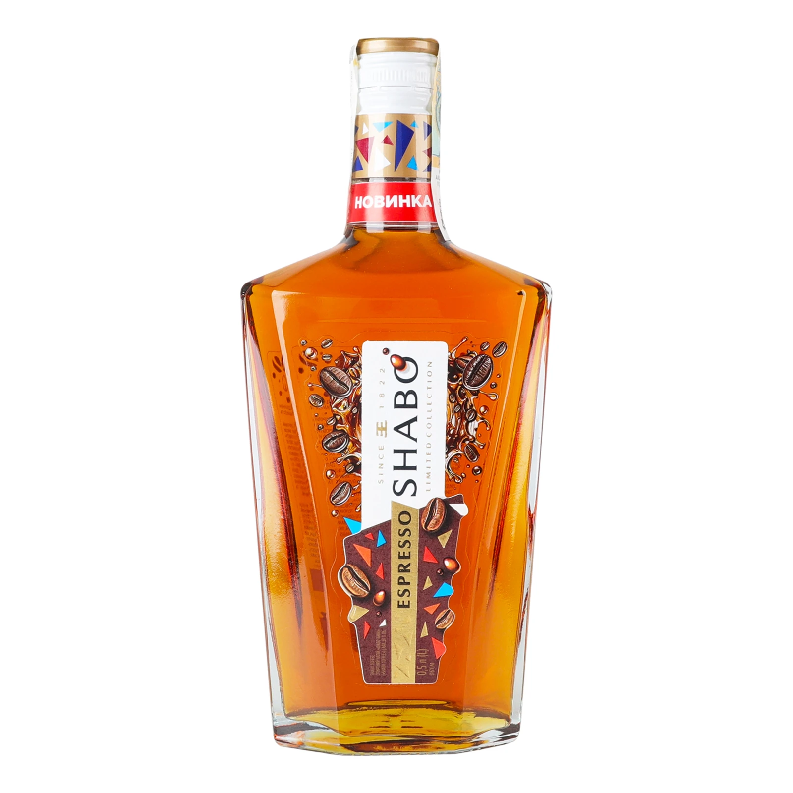 Напій спиртний Shabo Кава 30% 0.5л Фото №:1