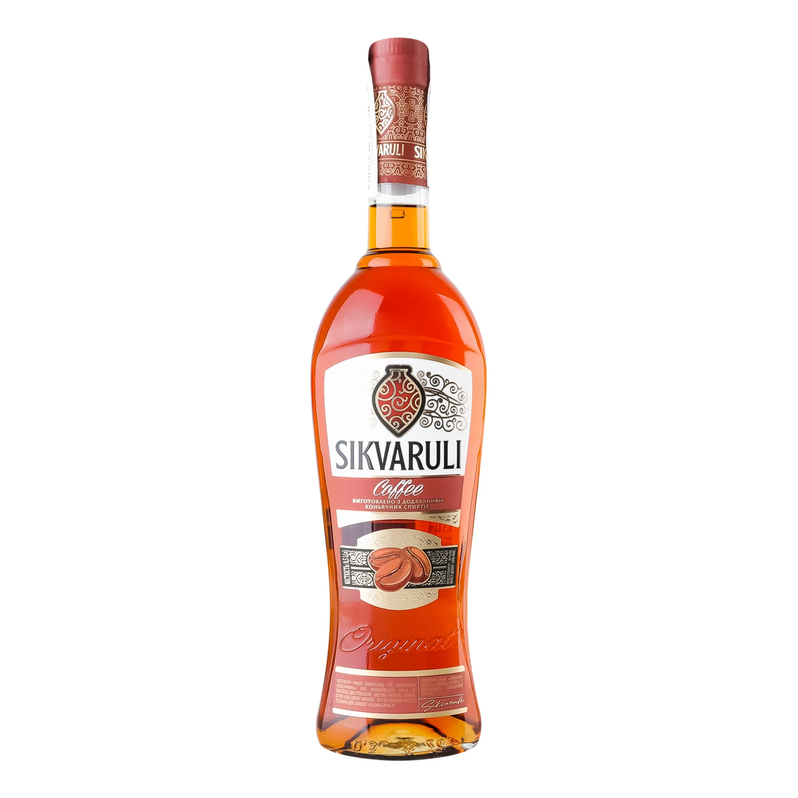 Напій спиртний Sikvaruli Кава 30% 0.5л