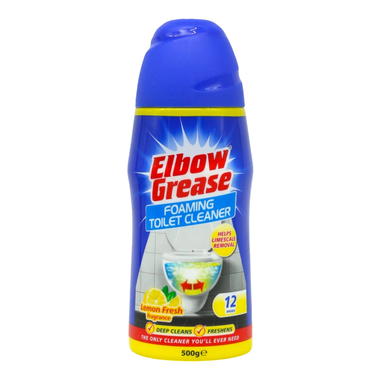 Засіб Elbow Grease 500мл піноутворюючий для чищення унітазу Лимон Новинка Фото навігації №:1