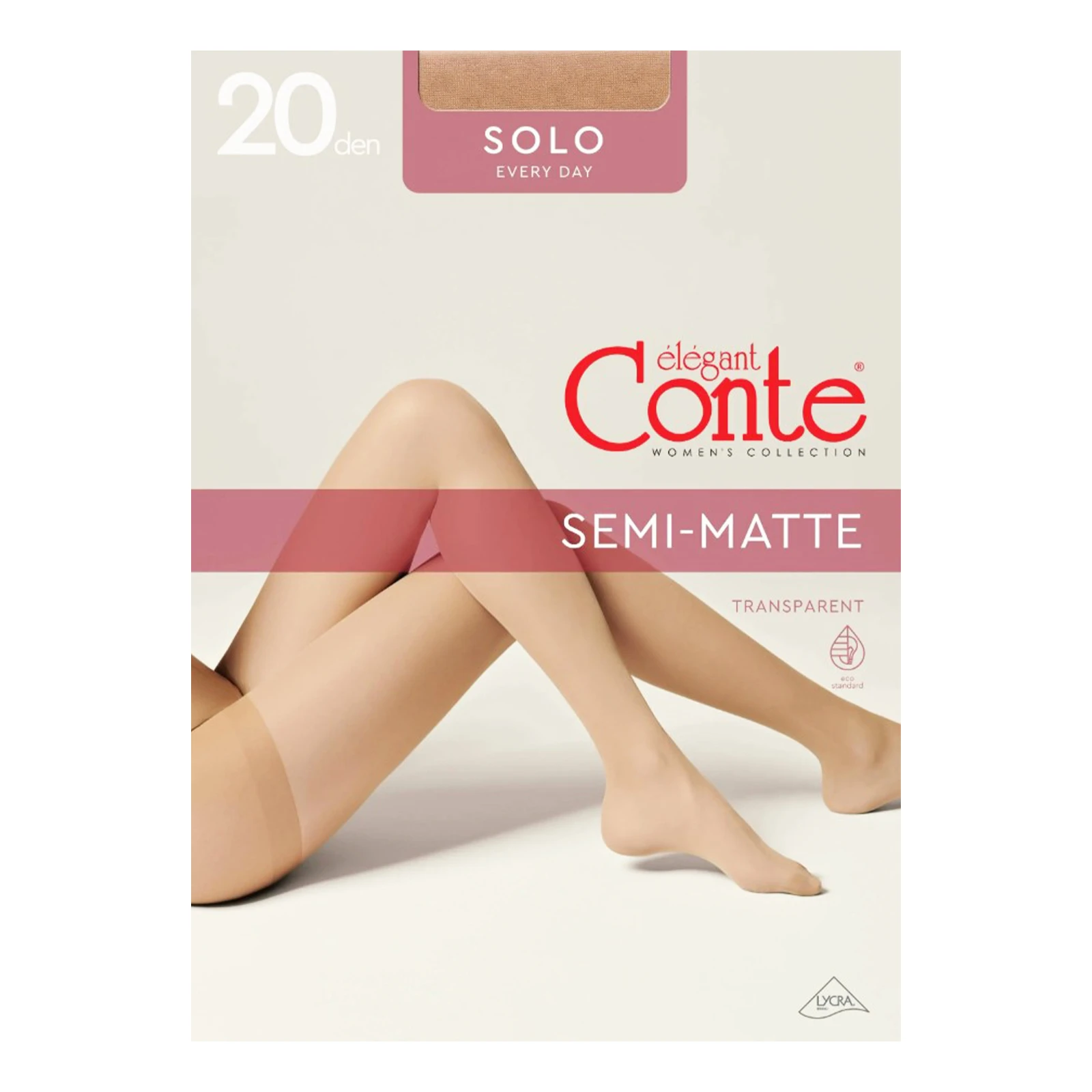 Колготки жіночі Conte elegant Solo 20den 6 nero Фото №:1