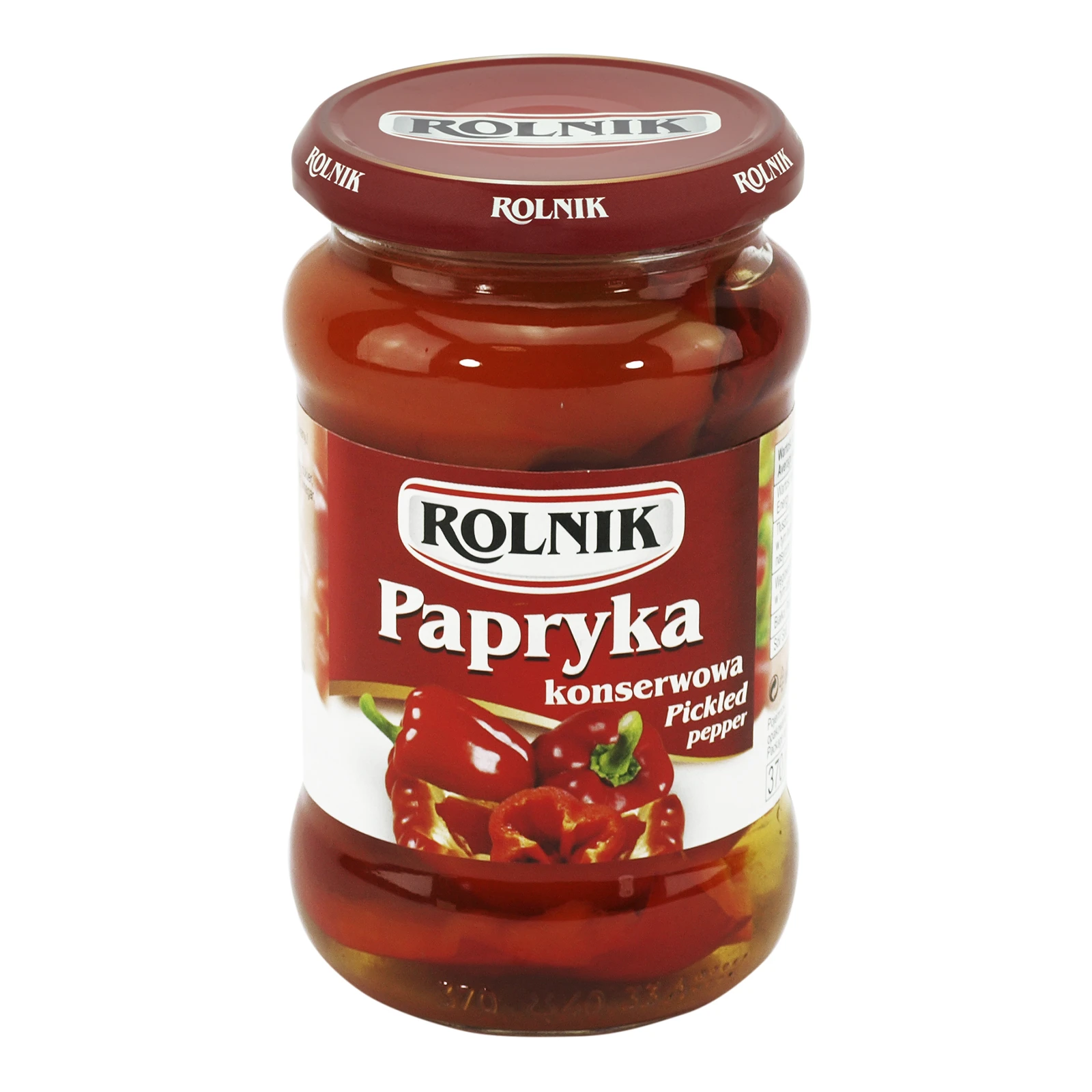 Перець Rolnik червоний чверті маринований 340г Фото №:1