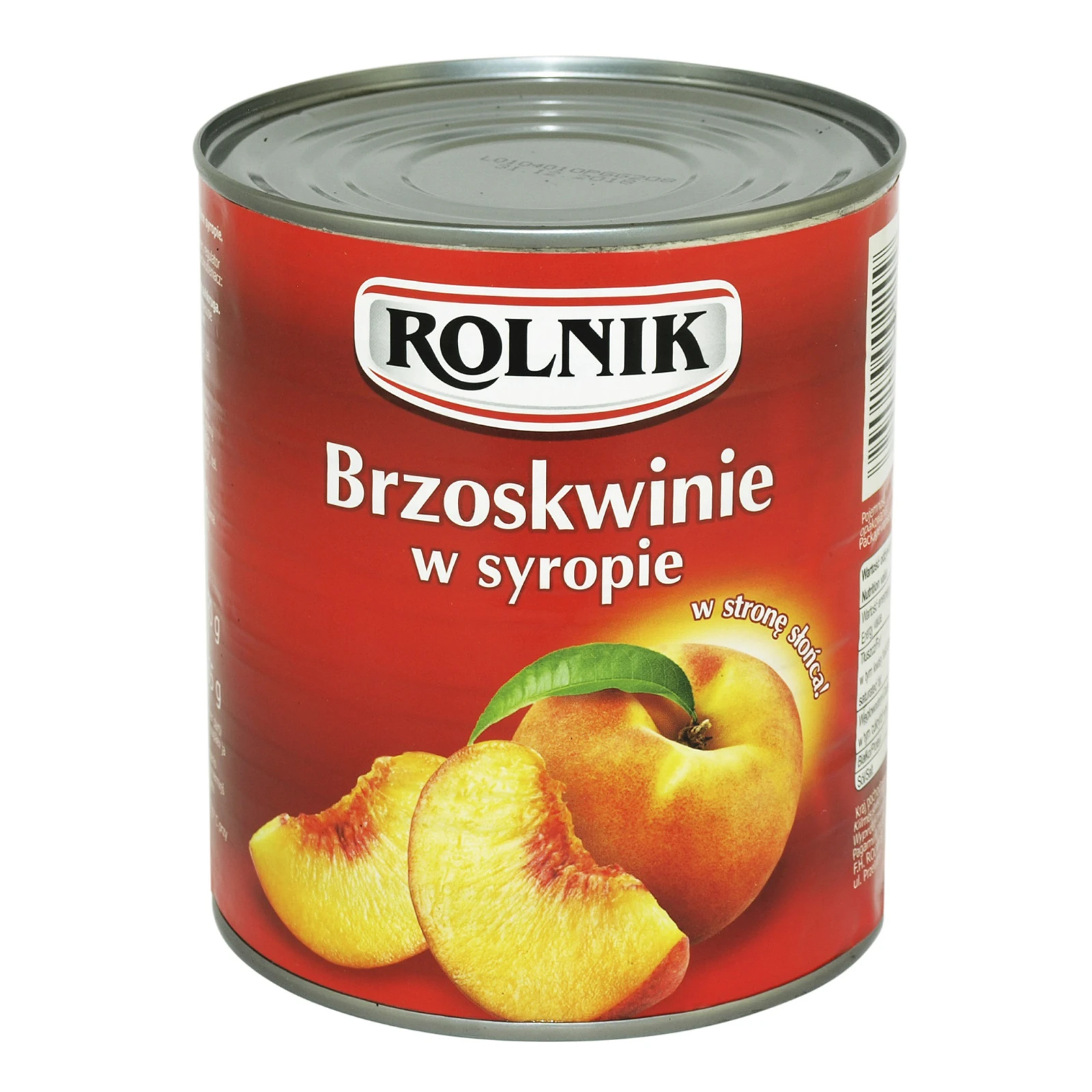 Персики Rolnik в сиропі 820г Фото №:1
