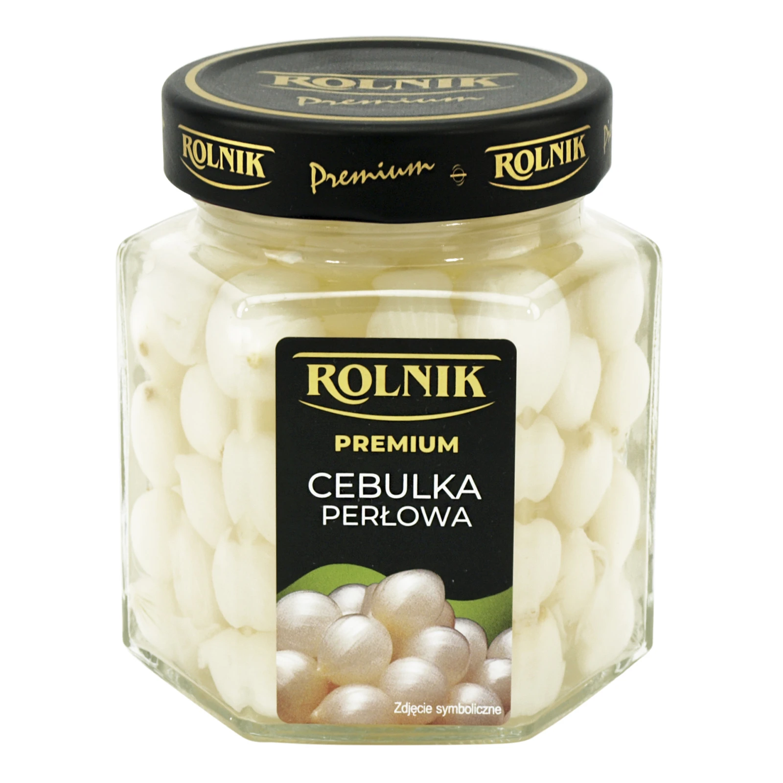 Цибуля Rolnik срібляста очищена маринована 295г Фото №:1