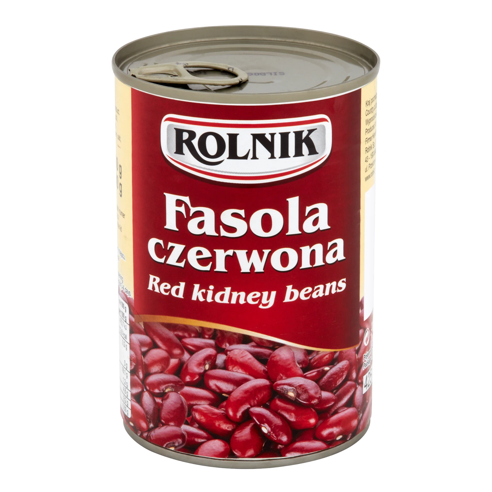 Квасоля Rolnik червона 400г Фото №:1