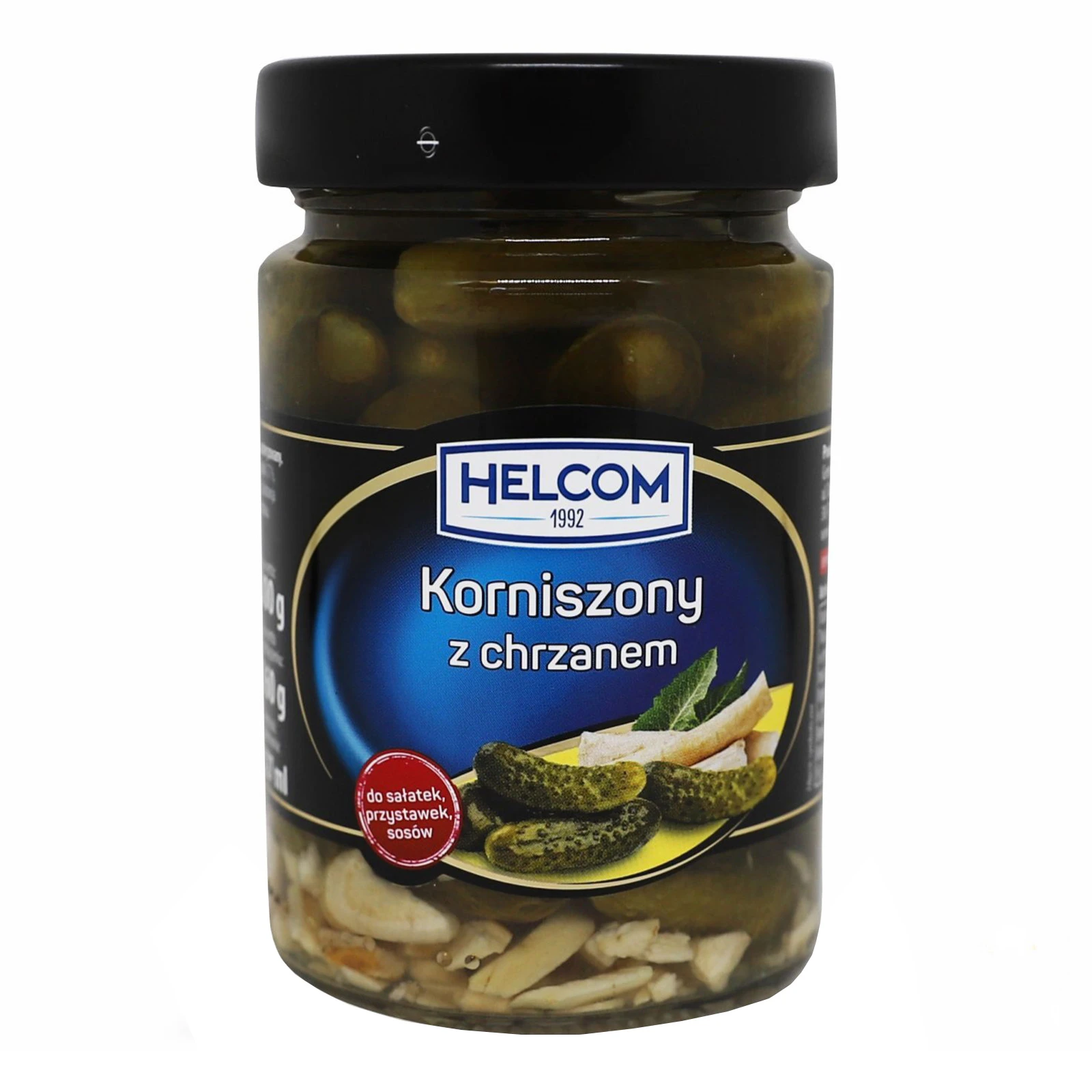 Конс Helcom 300г огірки-корнішони з хроном ск/б Фото №:1