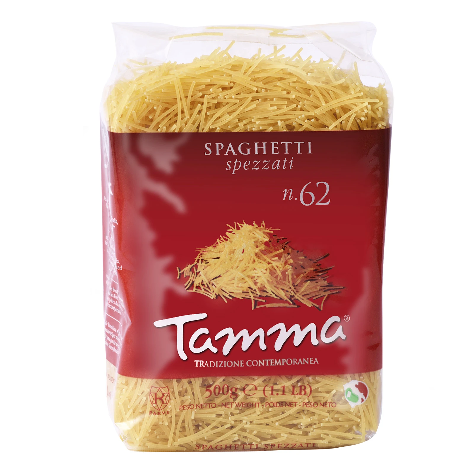 Макаронні вироби Tamma Spaghetti spezzati N62  500г Фото №:1