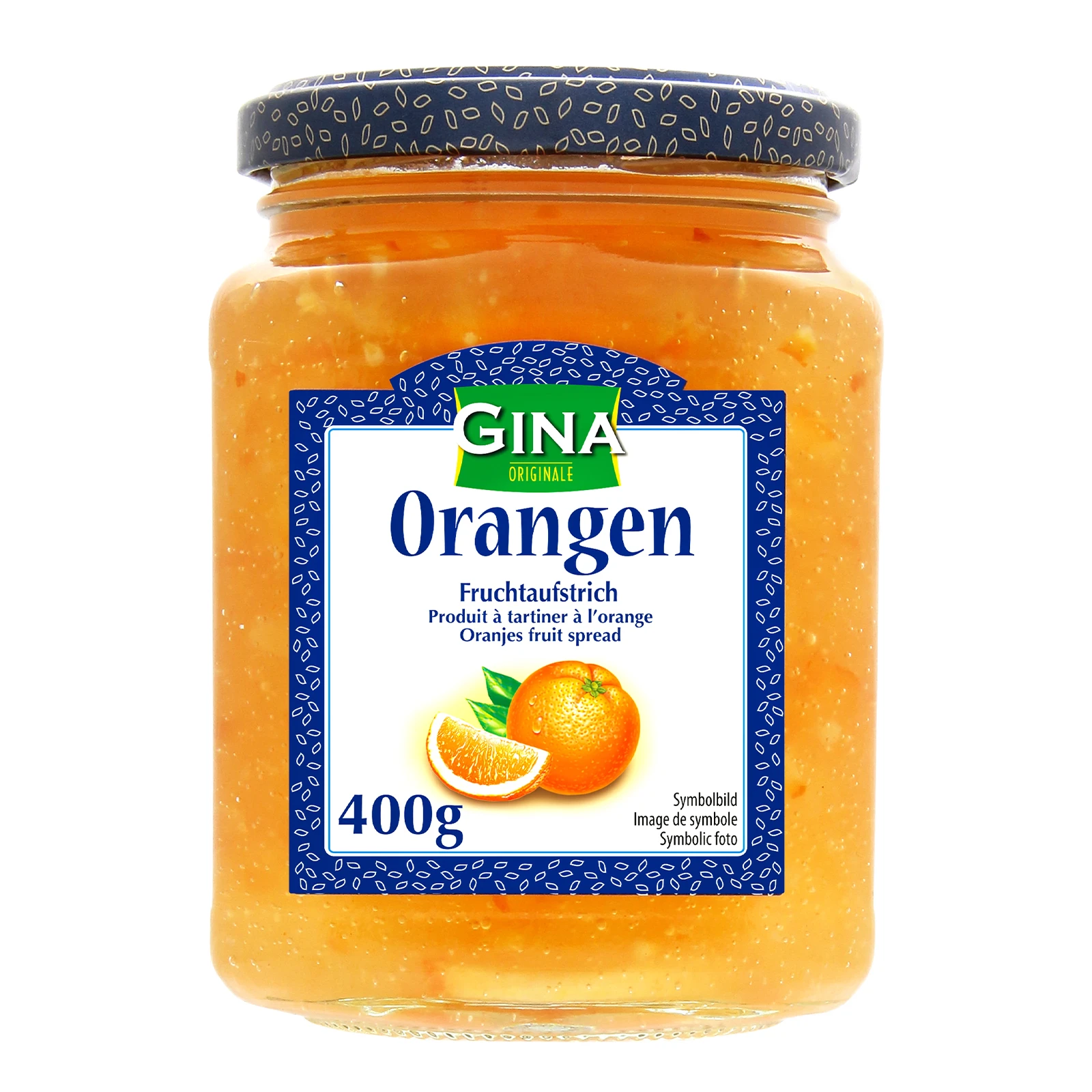 Джем Gina апельсиновий 400г Фото №:1