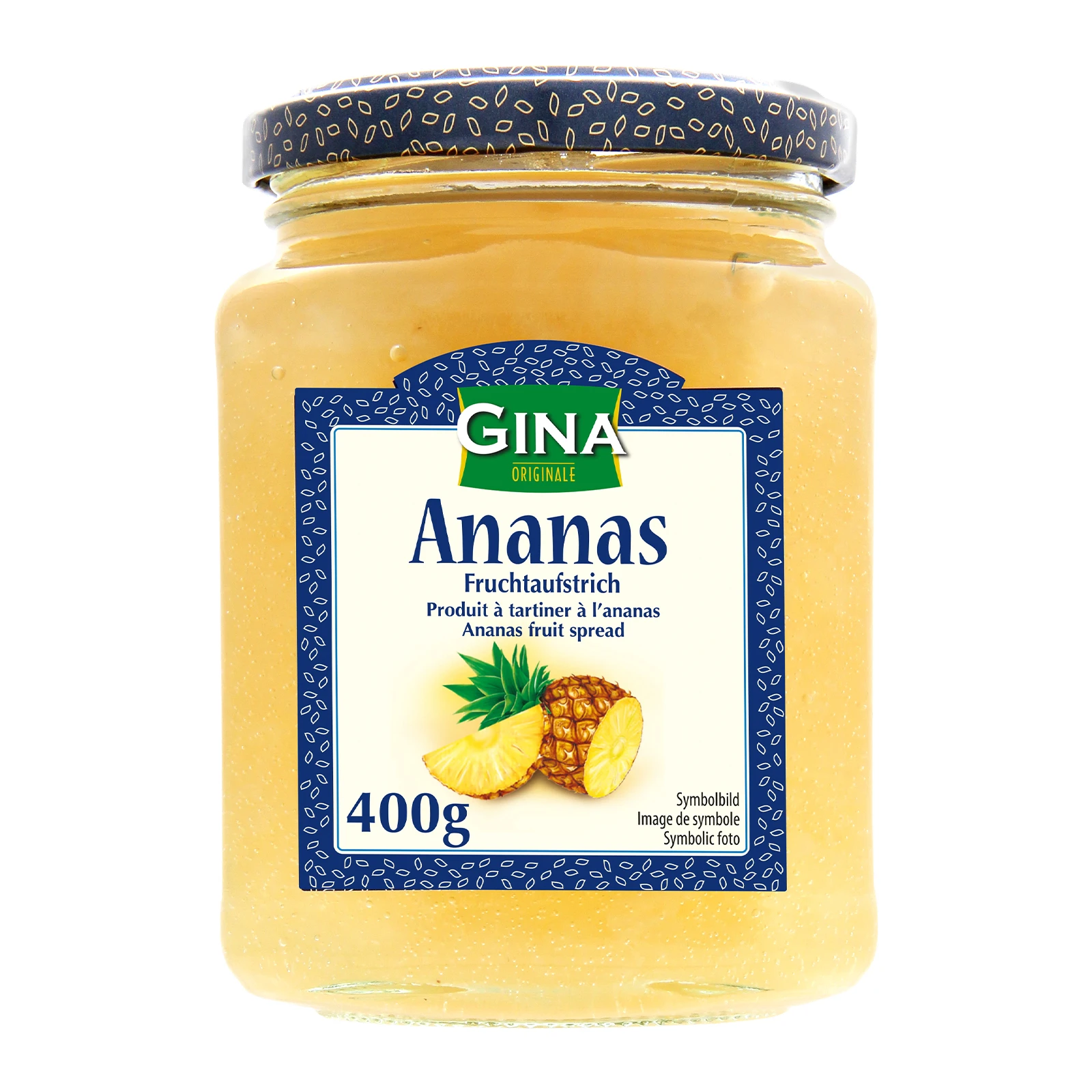 Джем Gina ананасовий 400г Фото №:1