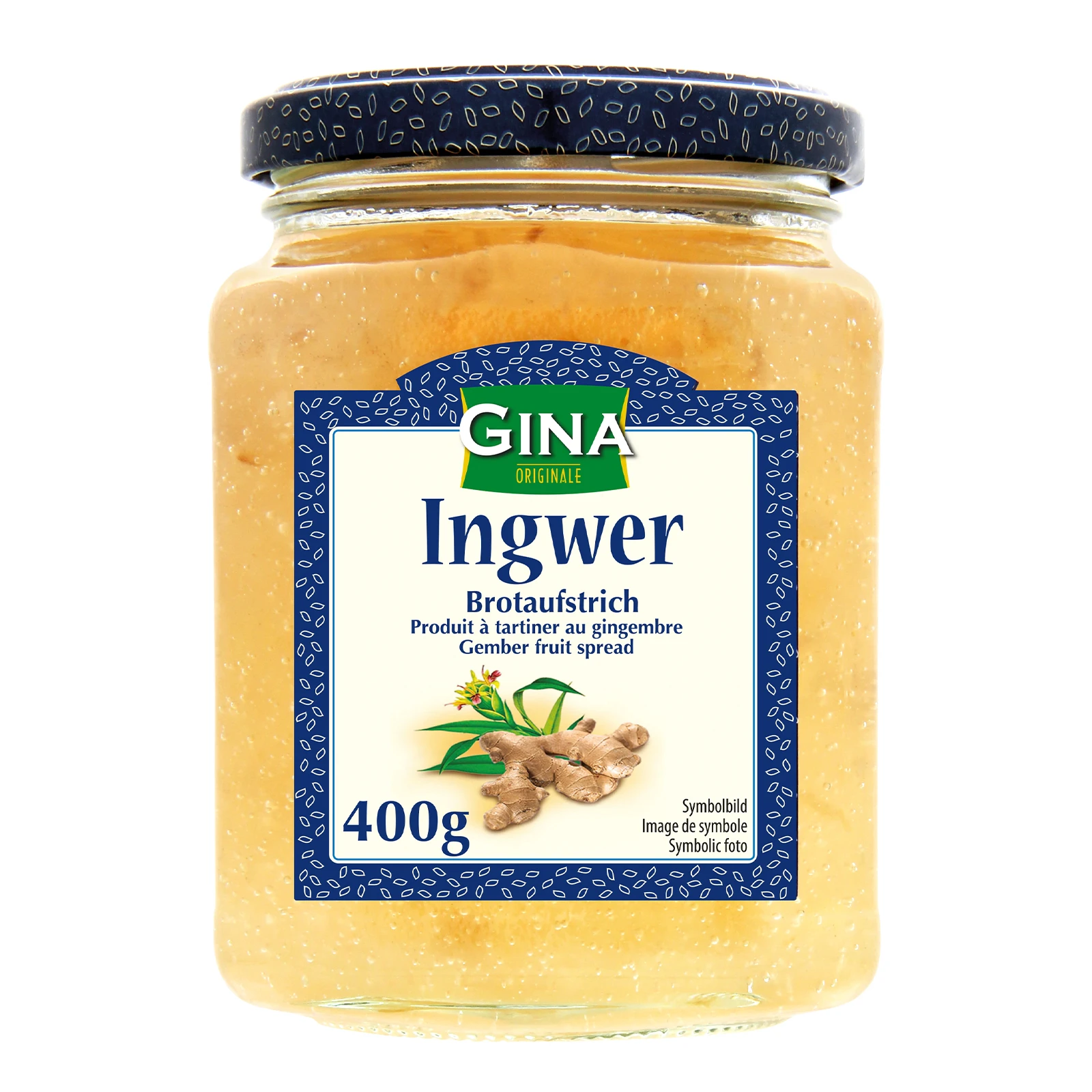 Джем Gina імбирний 400г Фото №:1