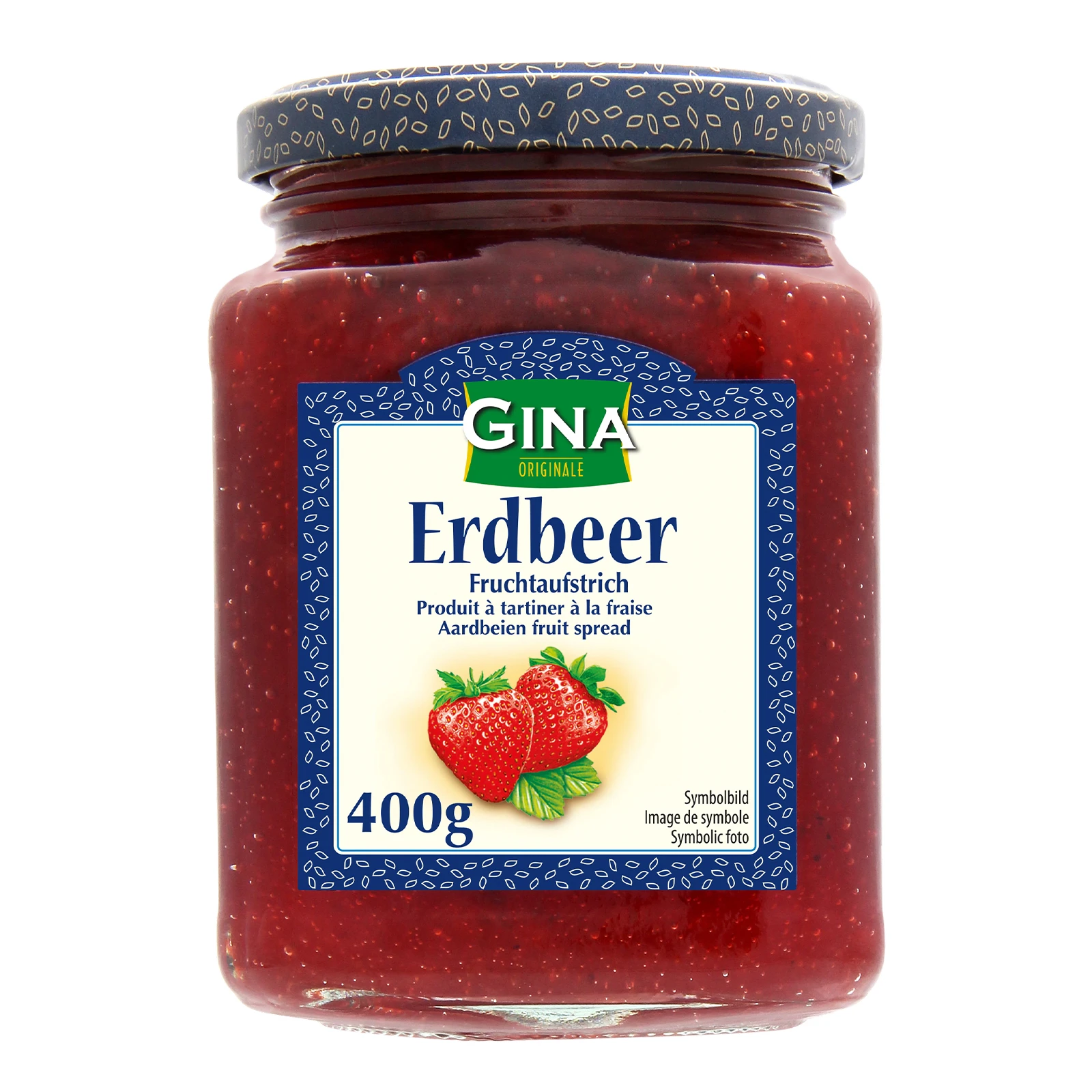 Джем Gina полуничний 400г