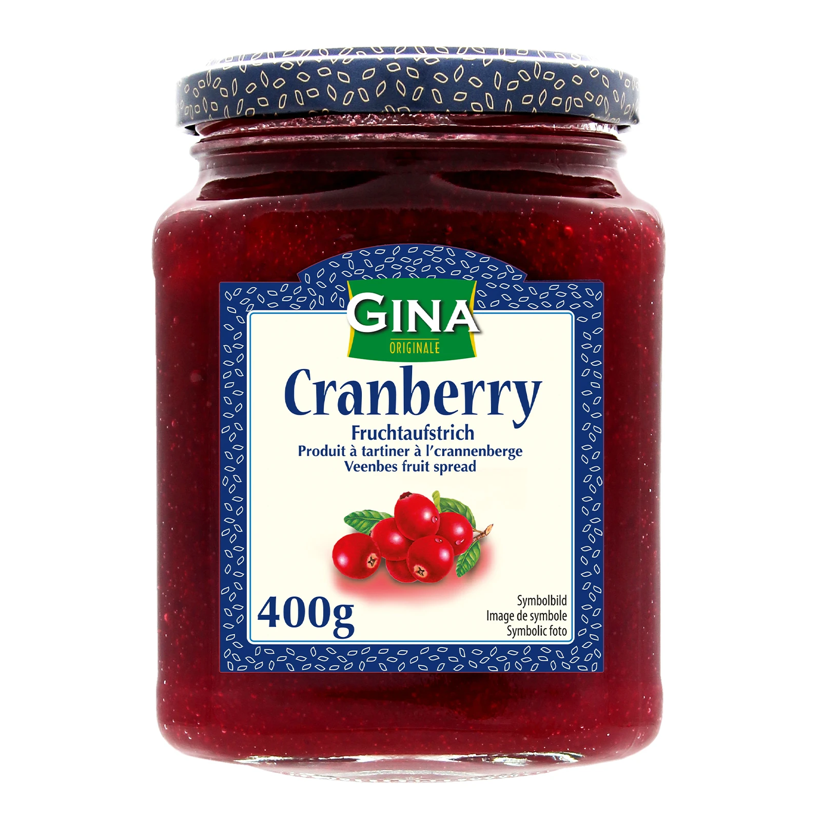 Джем Gina журавлинний 400г Фото №:1