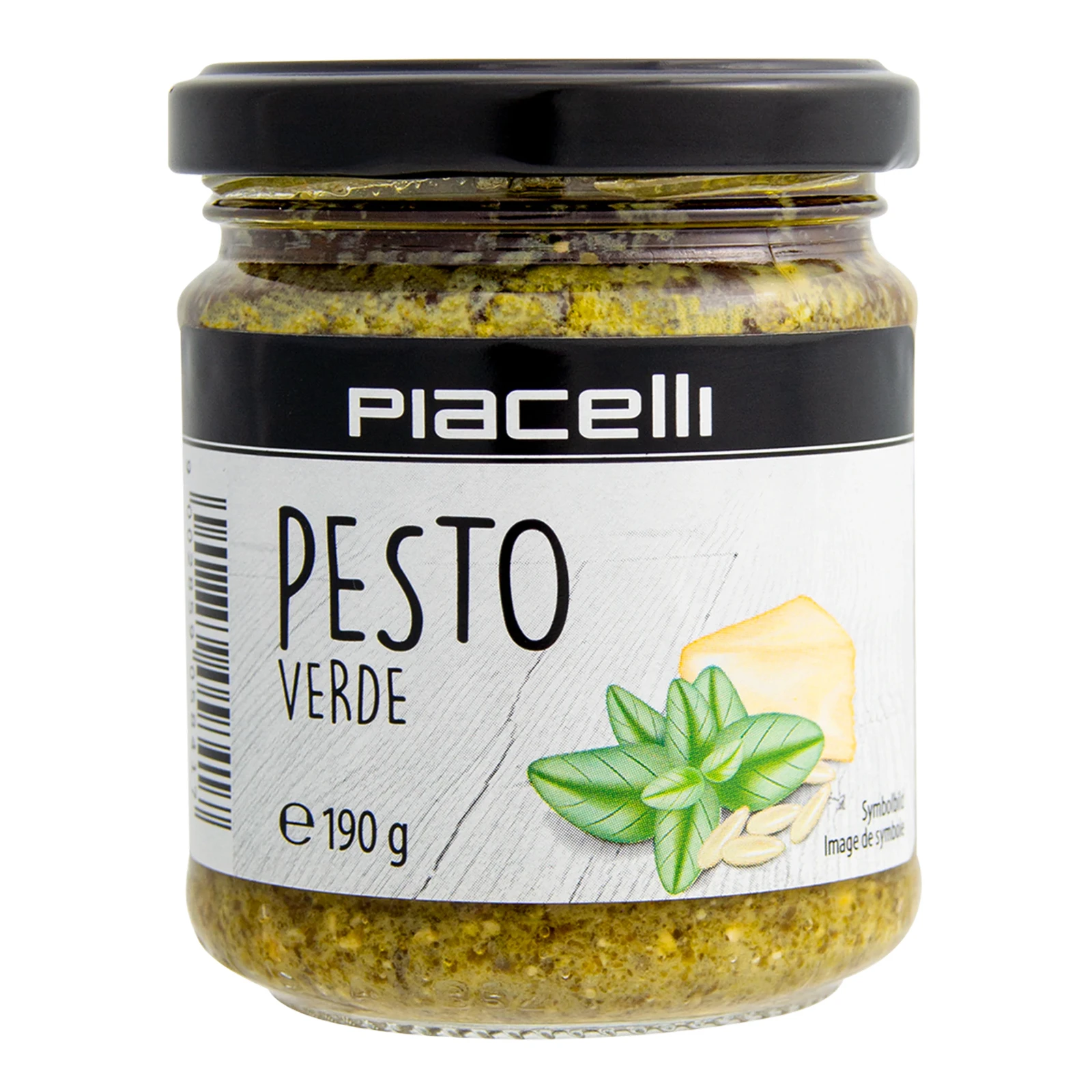 Песто Piacelli з базіліком 190г Фото №:1