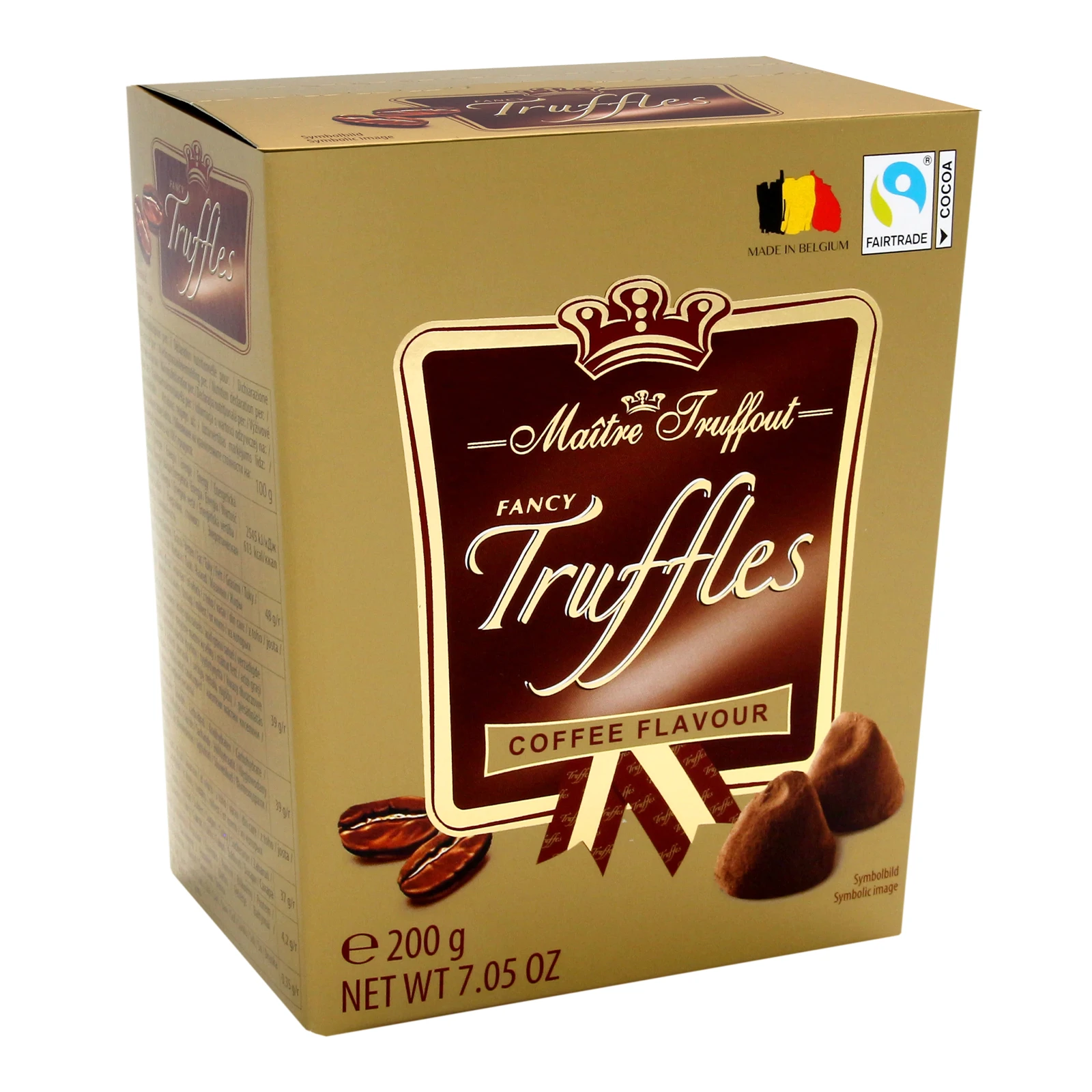 Цукерки Maitre Truffout трюфелі з кавою 200г