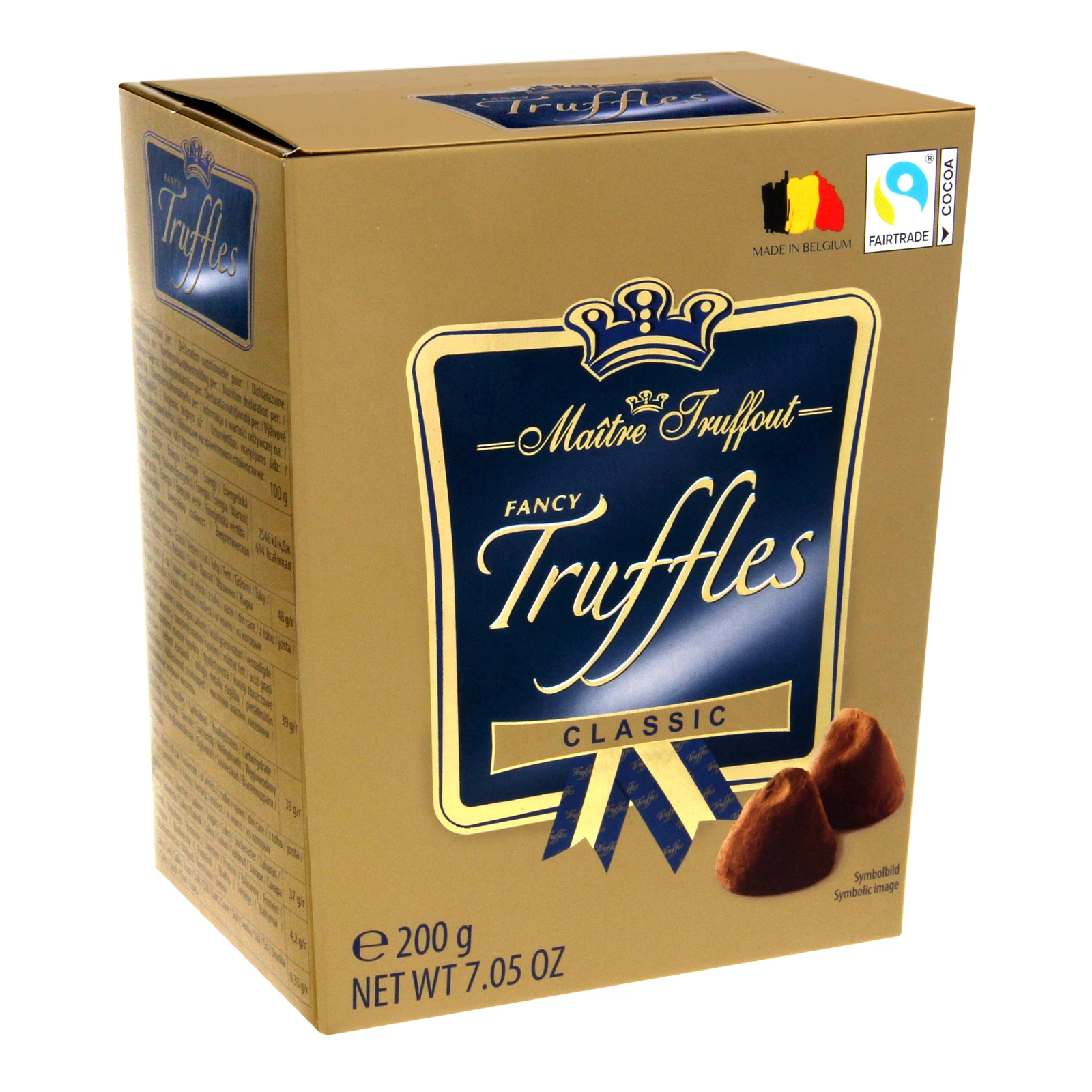 Цукерки Maitre Truffout трюфелі класік 200г