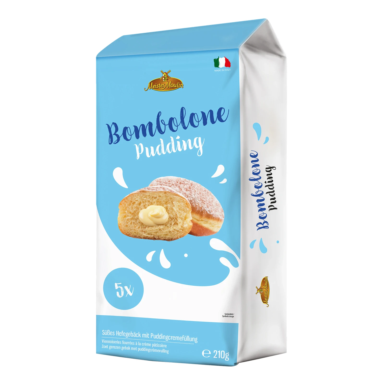 Пончики Meister Moulin з заварним кремом 210г Фото №:1