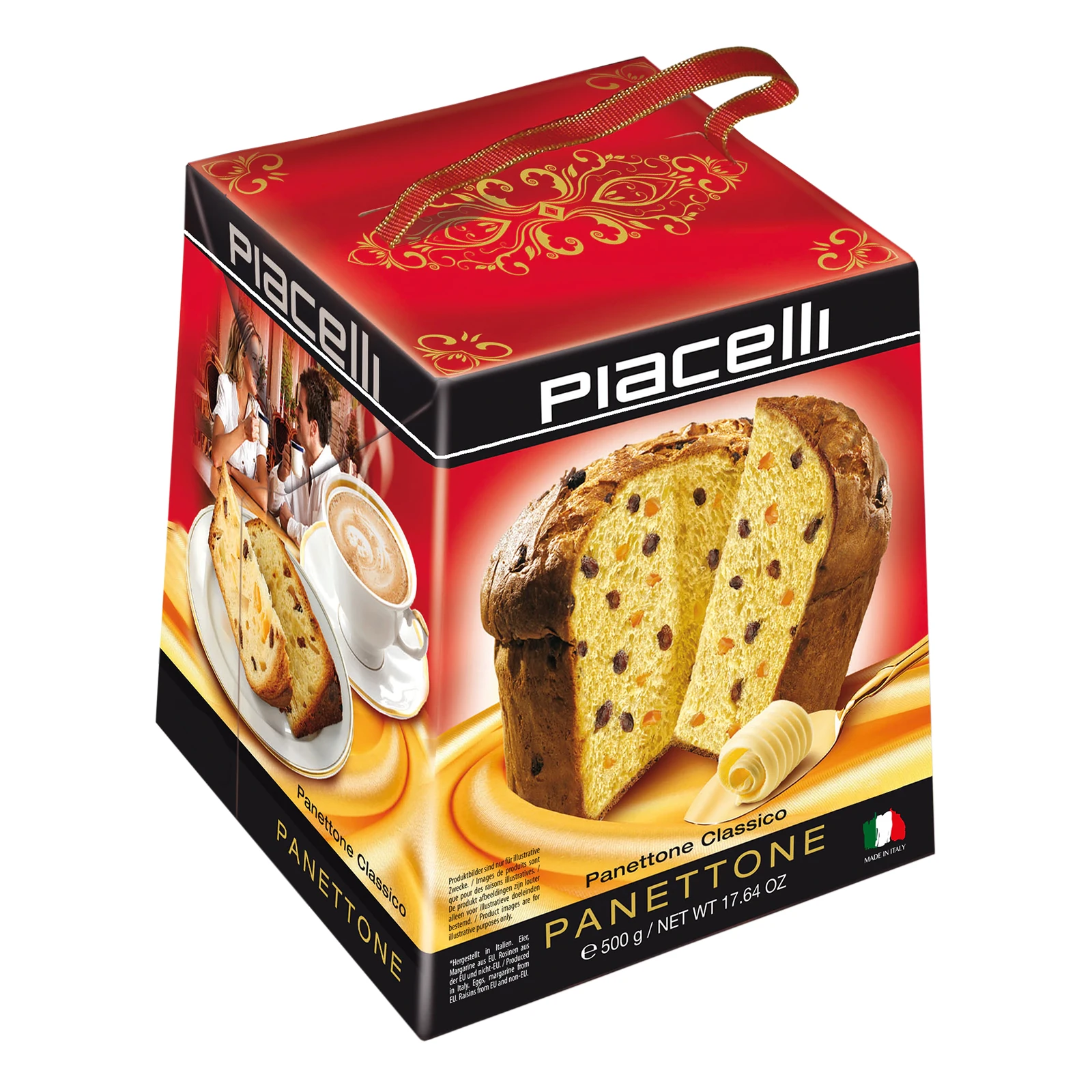 Панеттоне Piacelli класік 500г Фото №:1