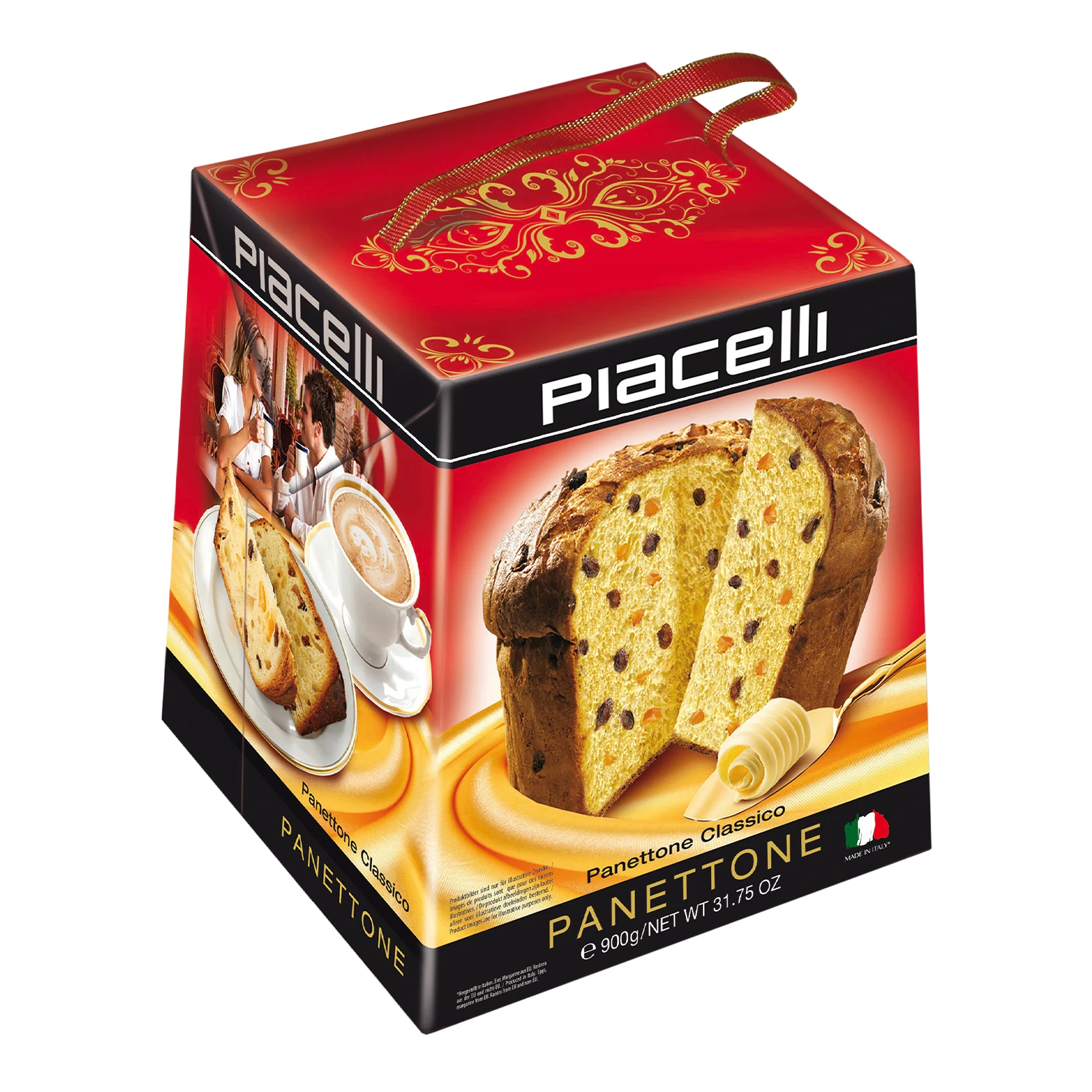 Панеттоне Piacelli класік 900г Фото №:1