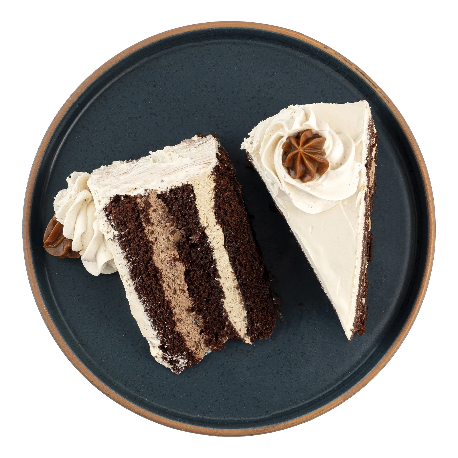 Торт Шоколадно-грушевий нарізаний Фото №:1