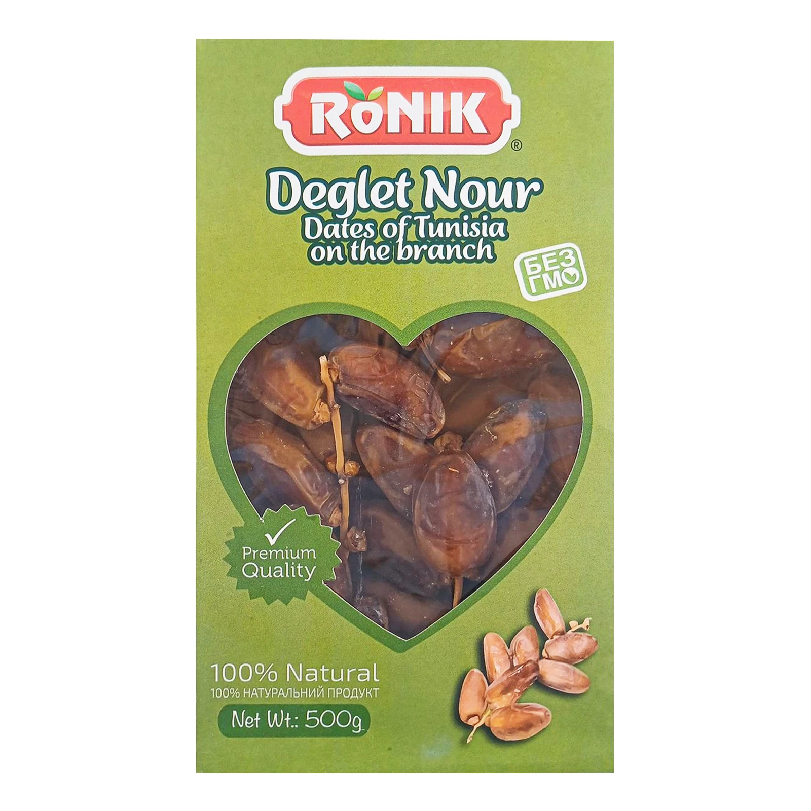Фініки Ronik 500г Деглет Нур в сиропе Фото №:1