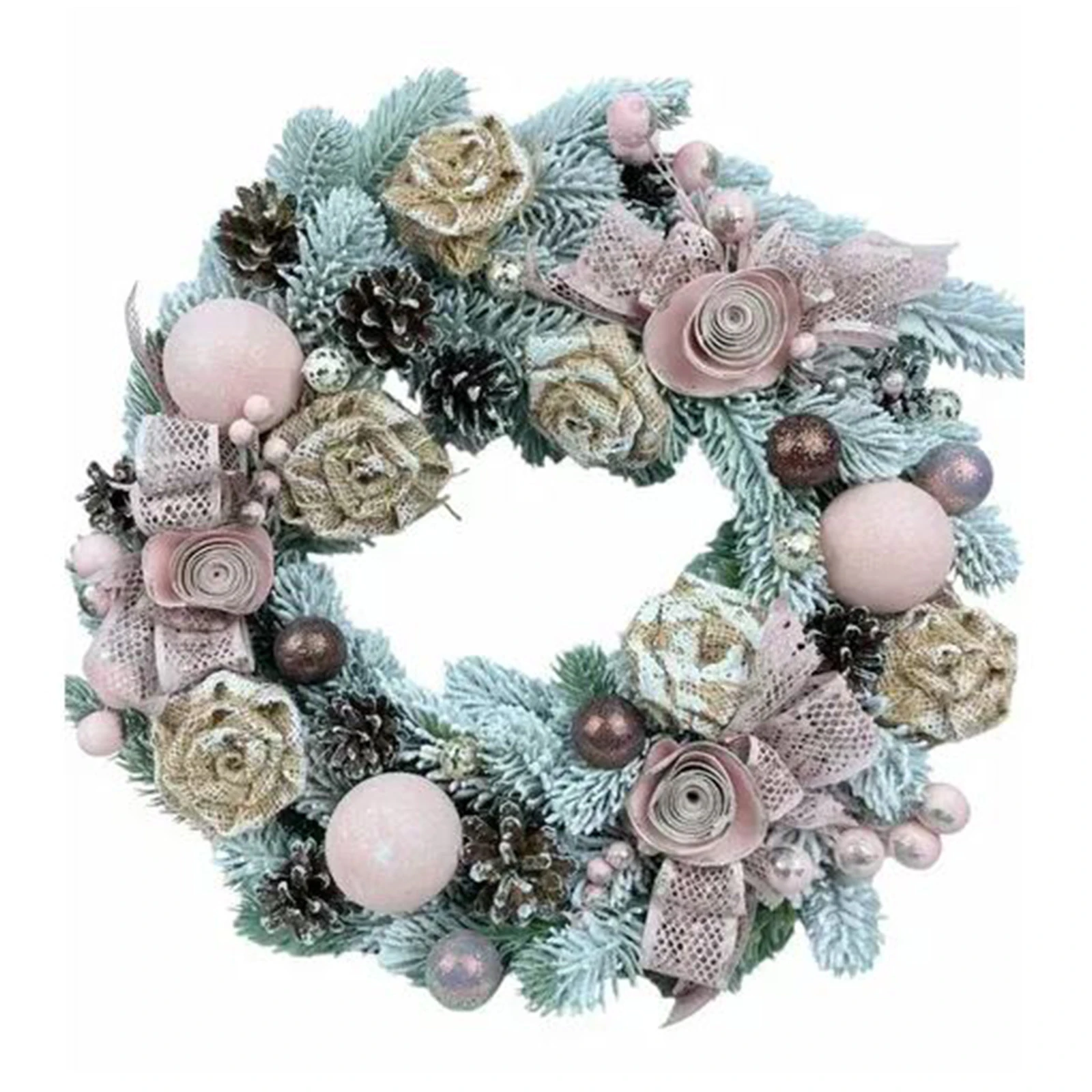 Віночок Dashuri 9 новорічний пудра Фото №:1