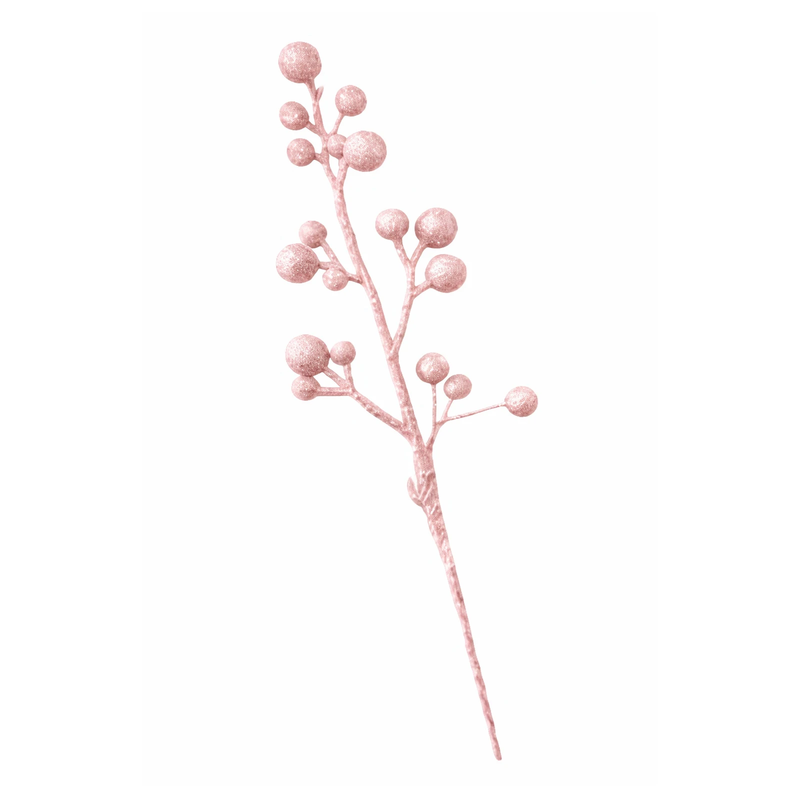 Гілка Dashuri новорічна декоративна 11 358см пудра 1шт Фото №:1