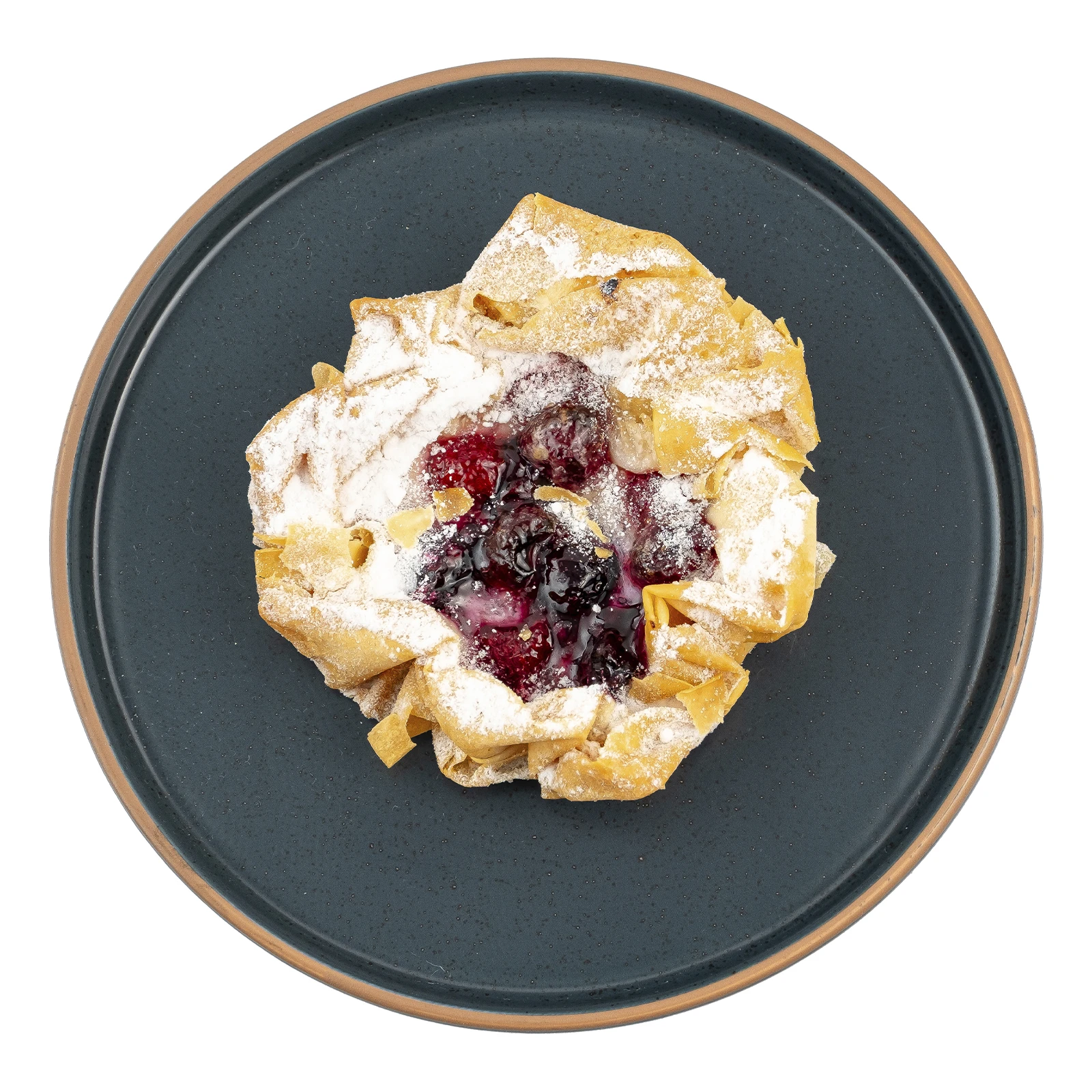 Кошик Горбушка хрусткий з сирною начинкою та ягодами 100г Фото №:1